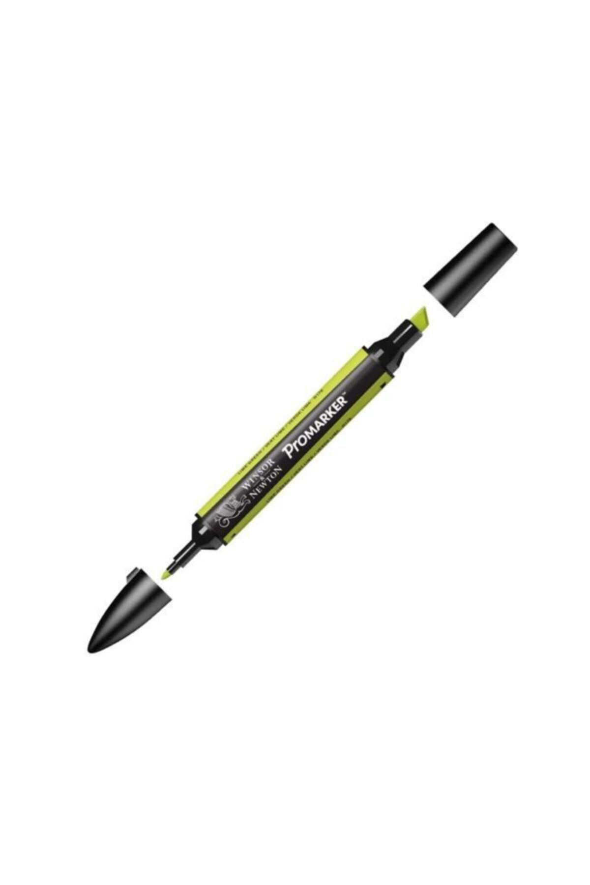 Winsor Newton-قلم رسم جرافيك ذو طرفين من بروماركر، ليموني أخضر 071 (G178) 1