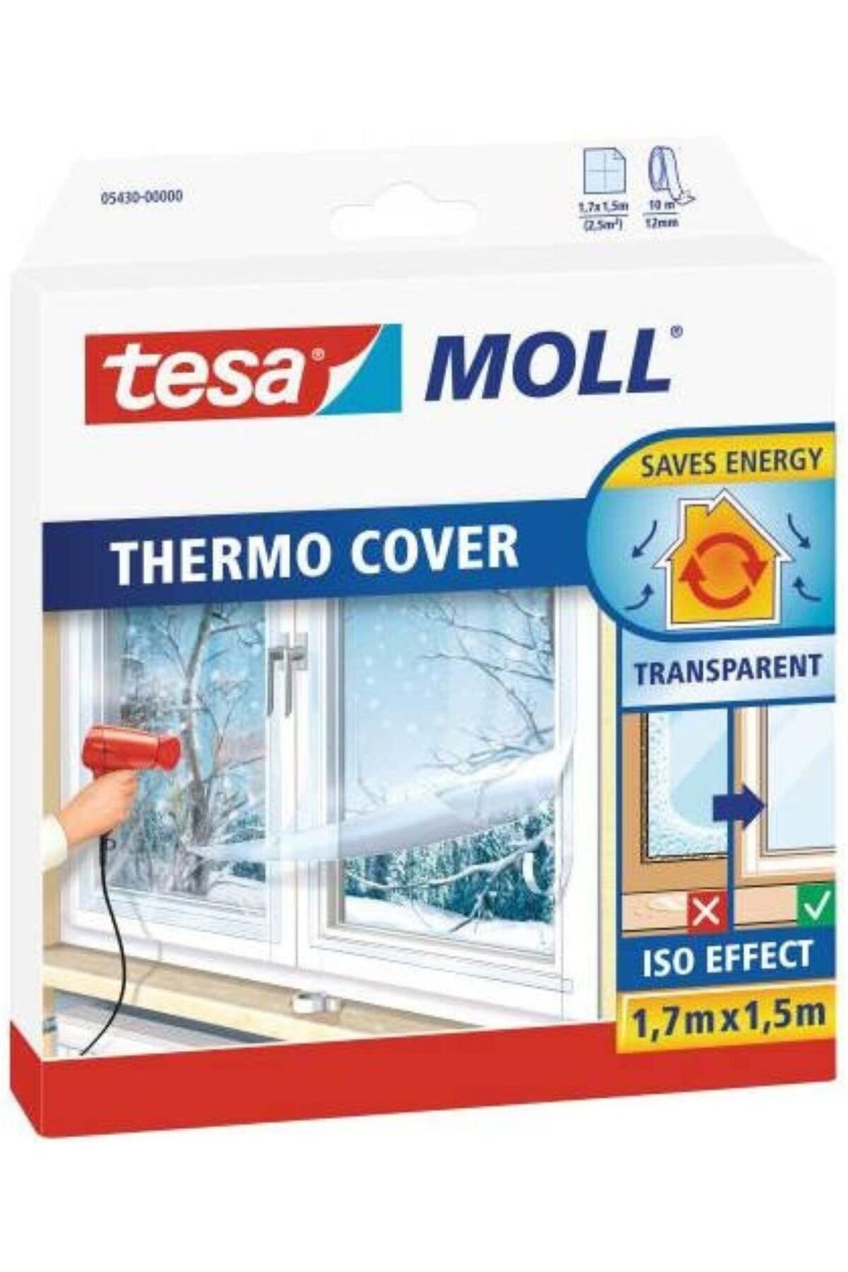 Thermo Cover Cam Izolasyon Filmi Şeffaf 1,7mx1,5m 05430-00000-01