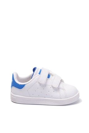 Fuat Sneaker Çocuk Ayakkabı Beyaz / Saks Mavi SA28LB006