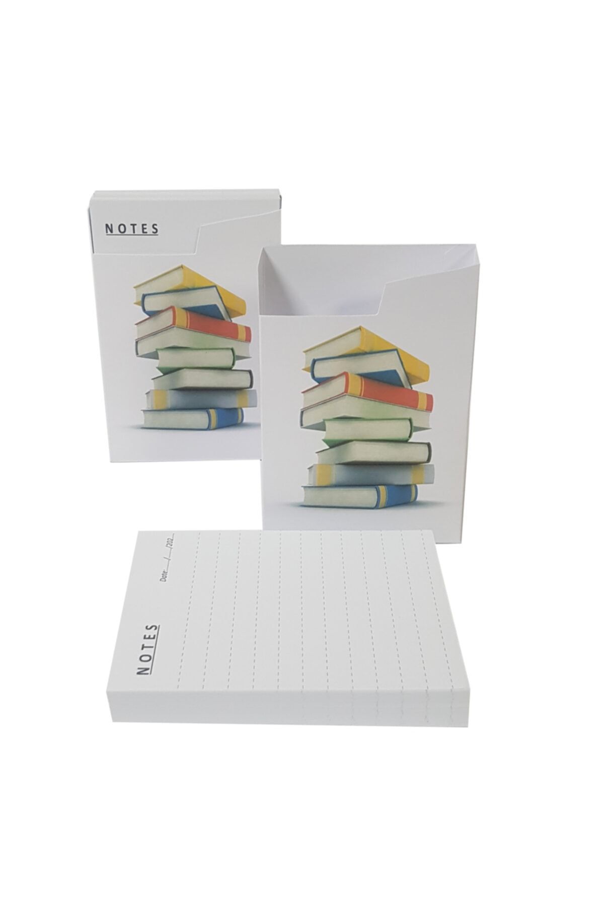 cabuk baskı-8x12 Cm Book Printed Notepad 2 Pieces 3
