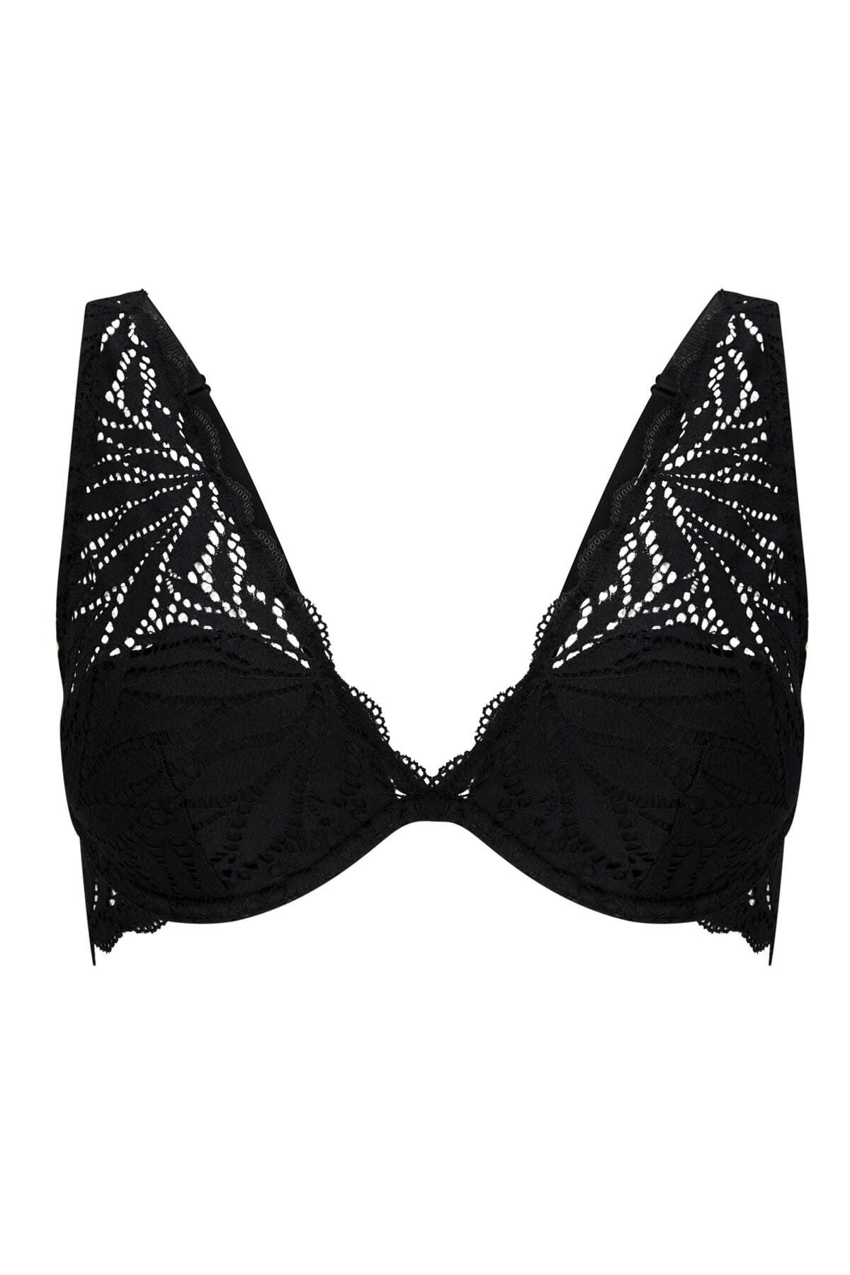 Siyah Flashy Lace Sütyen