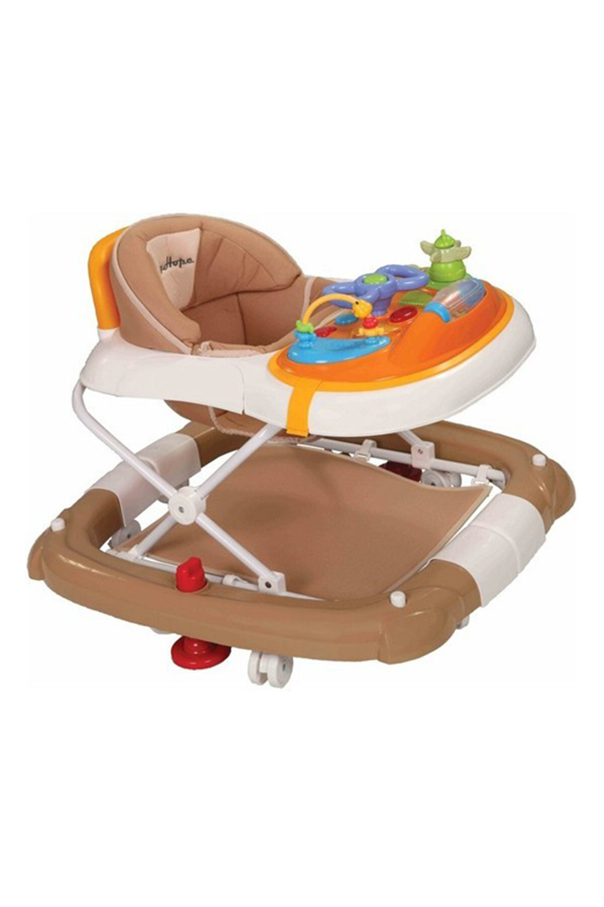 BabyHope Royal Bebek Yürüteçi Krem  /