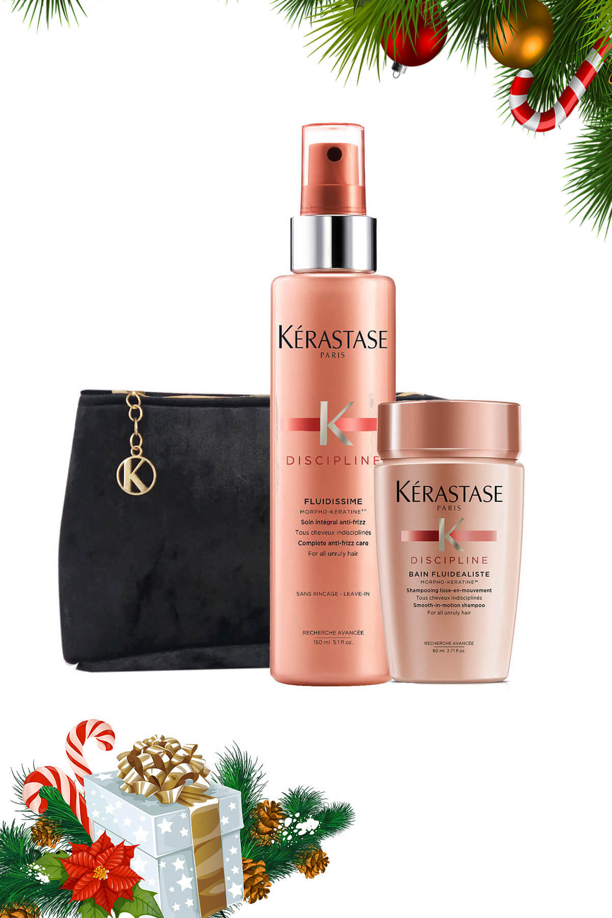 Kerastase Asi ve Kabarık Saçlar için Koruyucu Sprey 150 ml + Discipline Bain Fluidealiste 75 ml Set