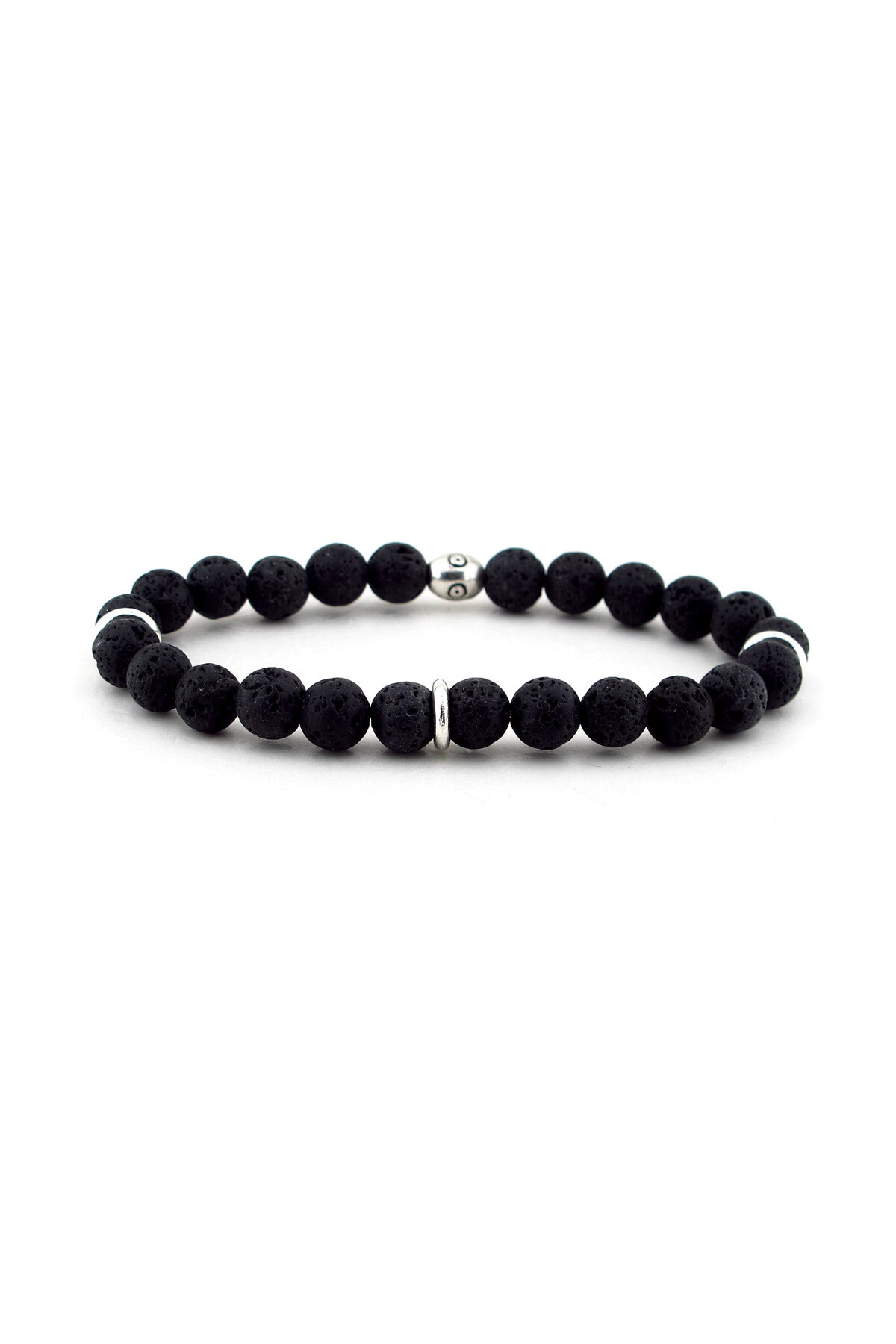 Solfera-Men's Natural Lava Stone Bracelet B695 1