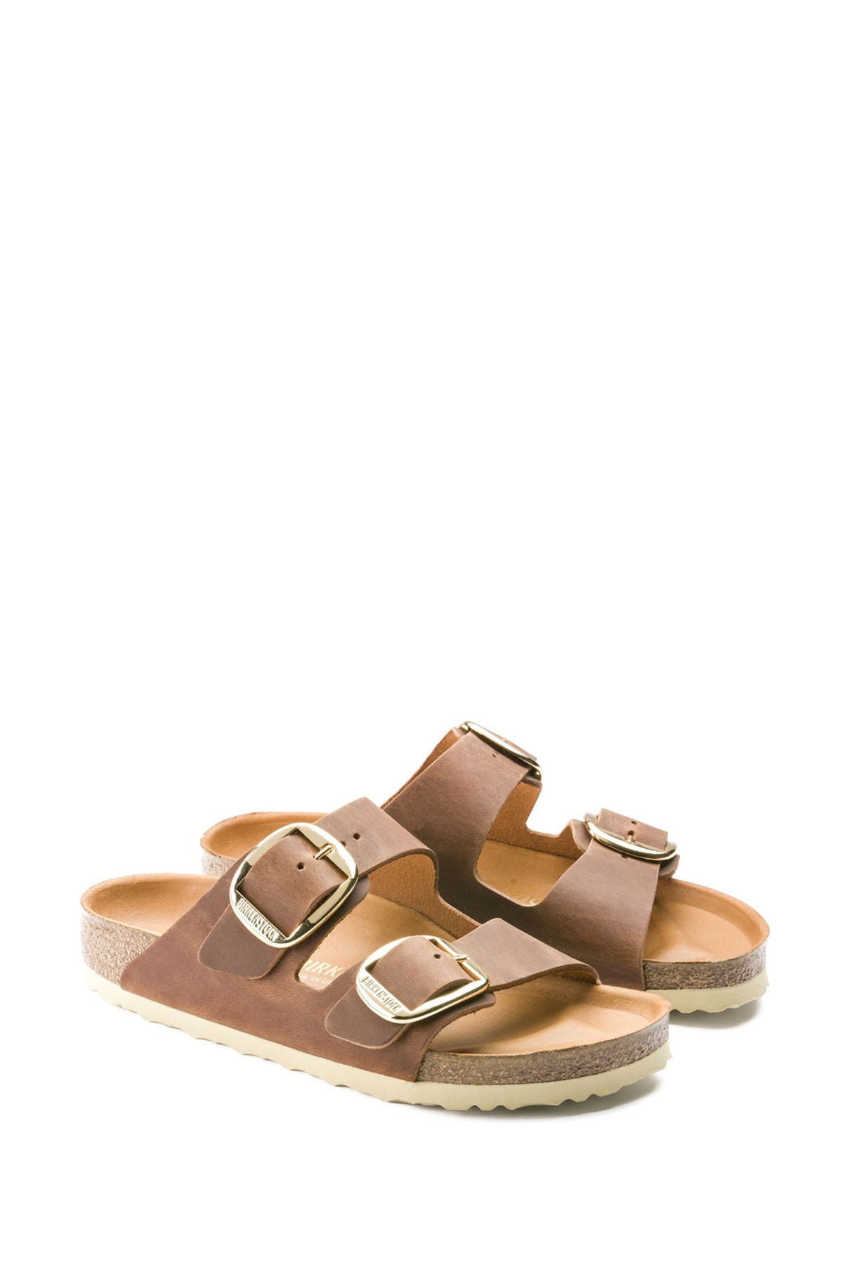 دمپایی بیرکن استاک زنانه پارچه نارنجی  راسته      کژوال/روزمره | Birkenstock 1011073 DE - تصویر 3