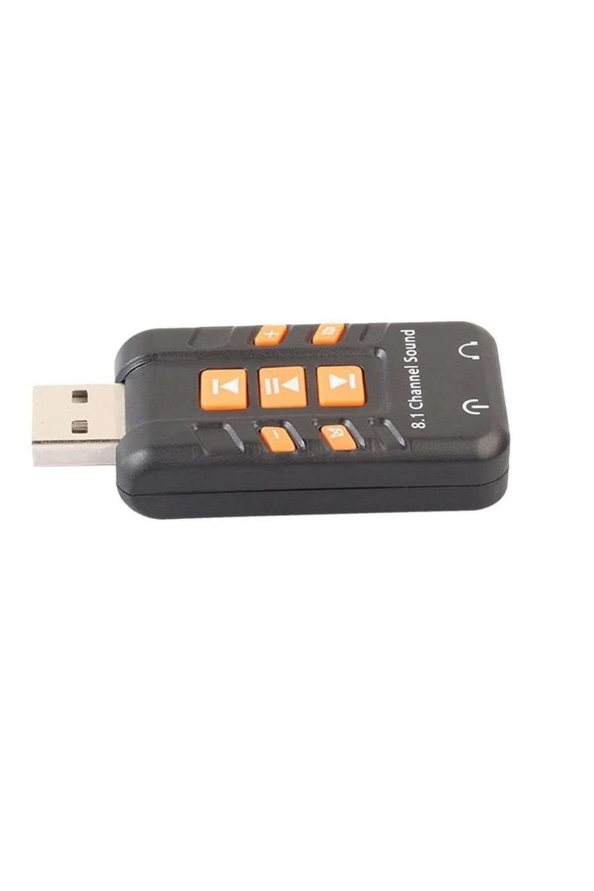 Temiz Pazar-External 8.1 Channel USB Converter 3.5mm Sound Card with Microphone 5