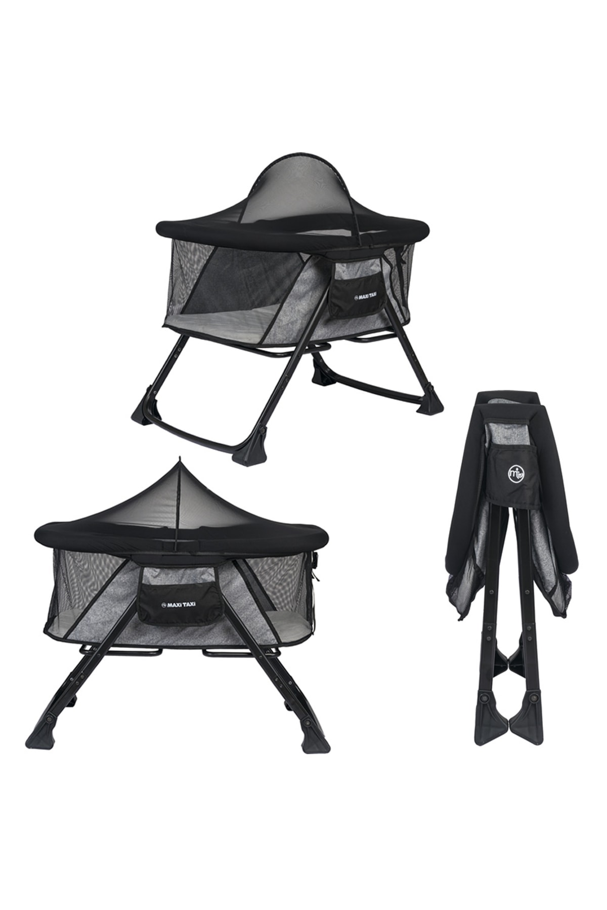 Maxi Taxi Lulaby Alüminyum Bebek Beşiği Ve Anne Yanı Beşik Katlanır Sallanabilir