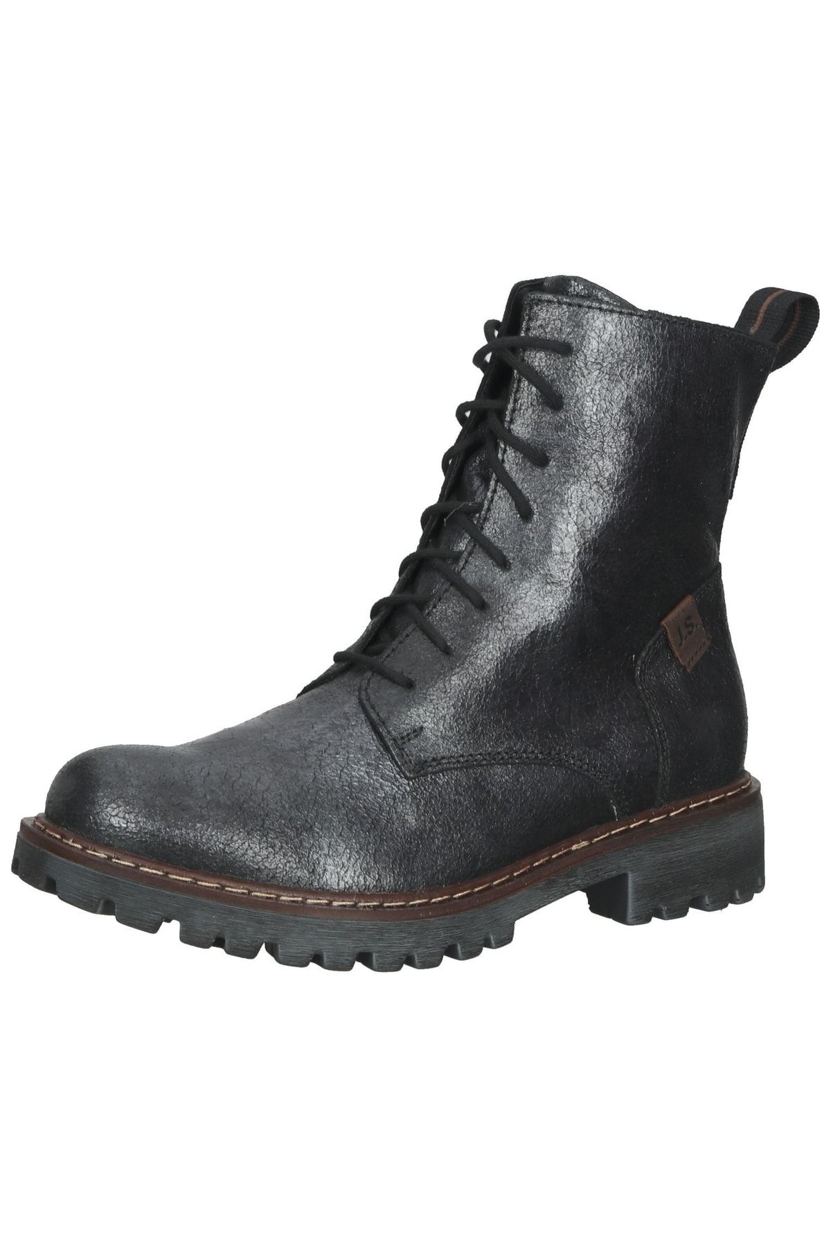 Josef Seibel Stiefelette Schwarz Blockabsatz Fast ausverkauft