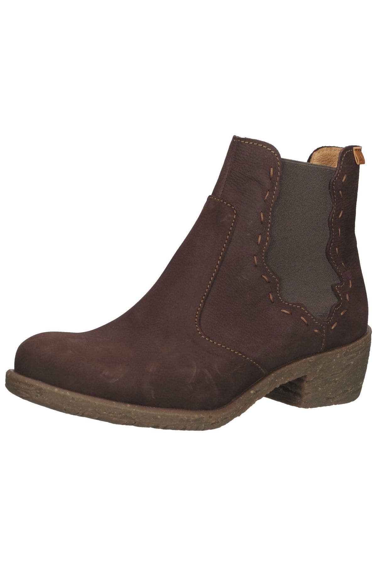 El Naturalista Stiefelette Braun Blockabsatz Fast ausverkauft