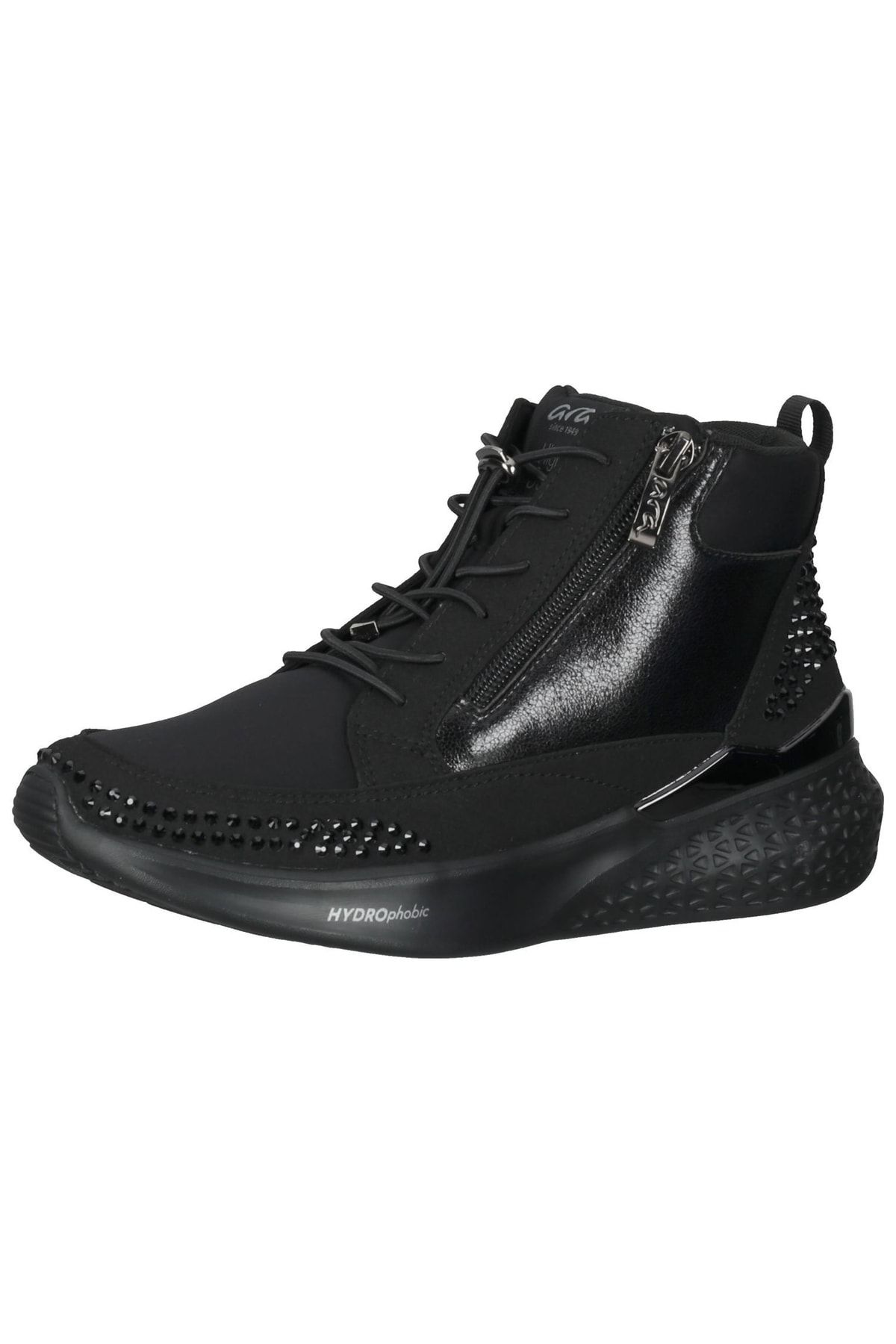 ARA Sneaker Schwarz Flacher Absatz Fast ausverkauft