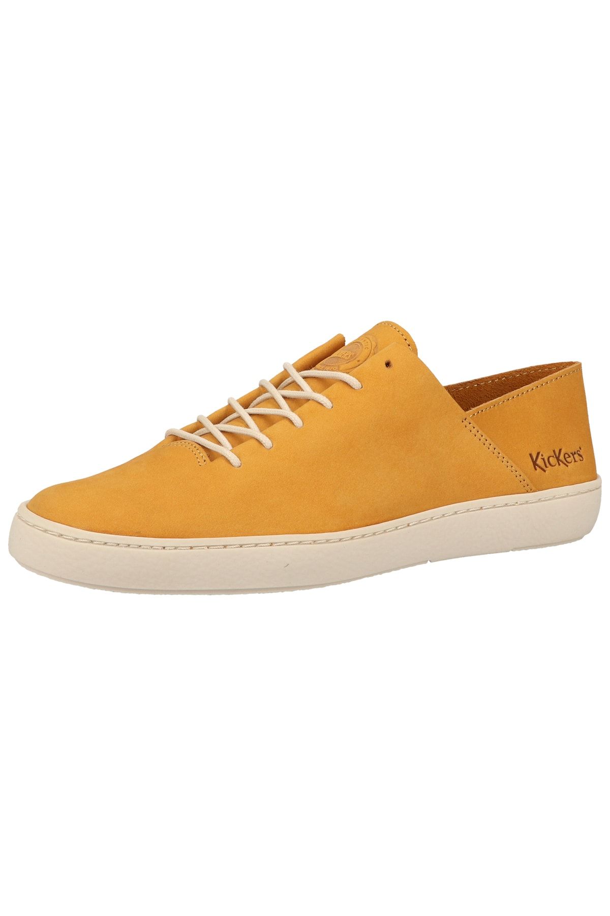 Kickers Flacher Schuh Gelb Flacher Absatz Fast ausverkauft