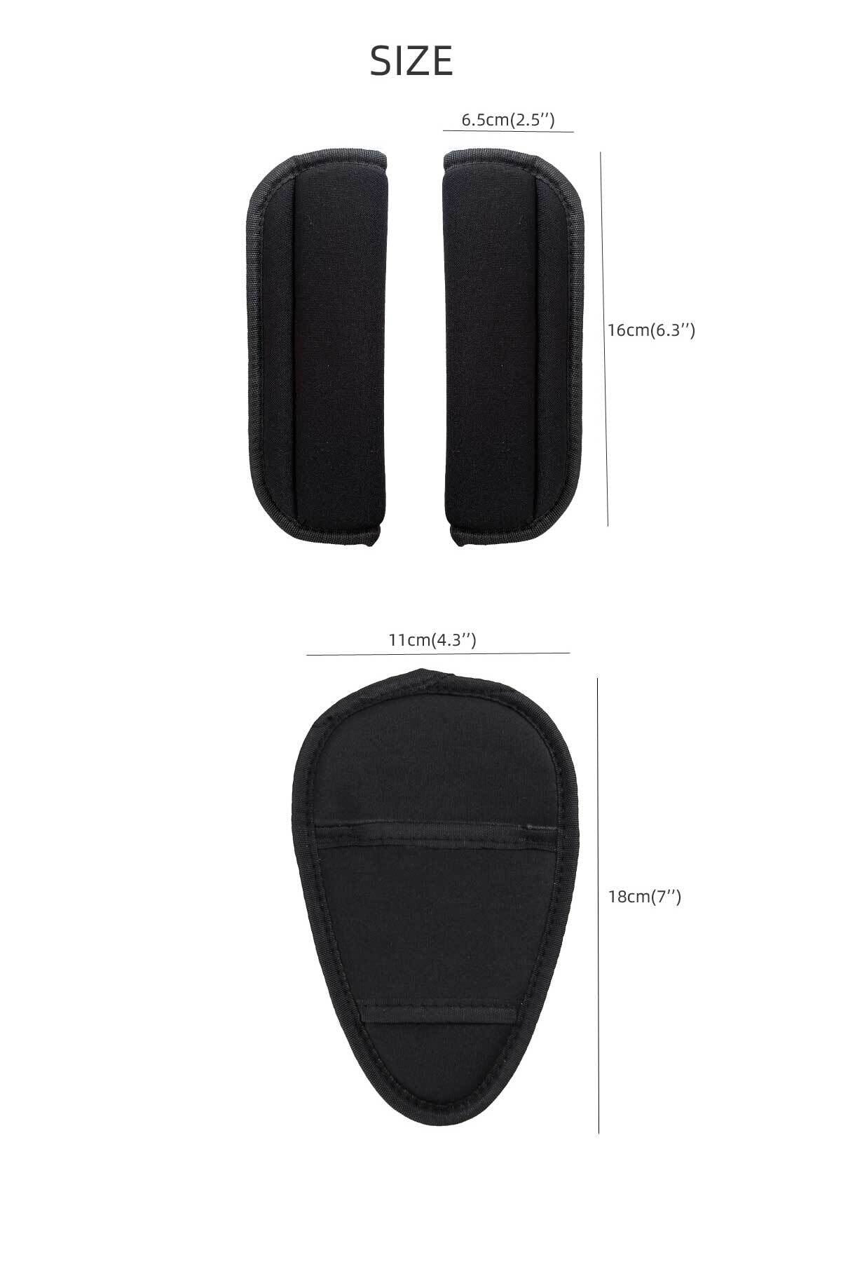 RevuBaby Oto Koltuğu Kemeri Yumuşatıcı Bebek Arabası Kemer Pedi 3lü Kemer Seti fotoğrafı 2 (önizleme)