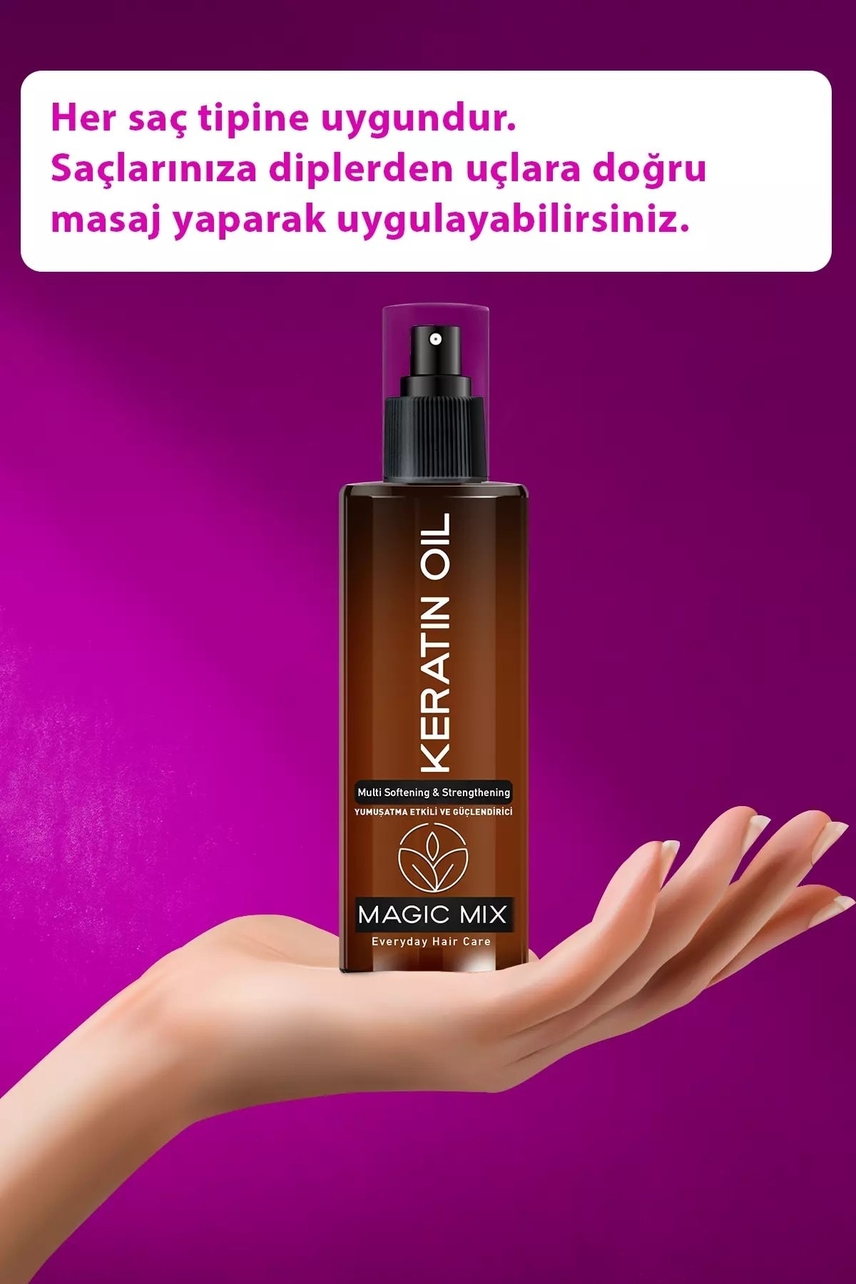 Aşırı Yıpranmış Saçlar Için Keratin Yağı 110 ml — BOKY548963 — تصویر 5 از 5