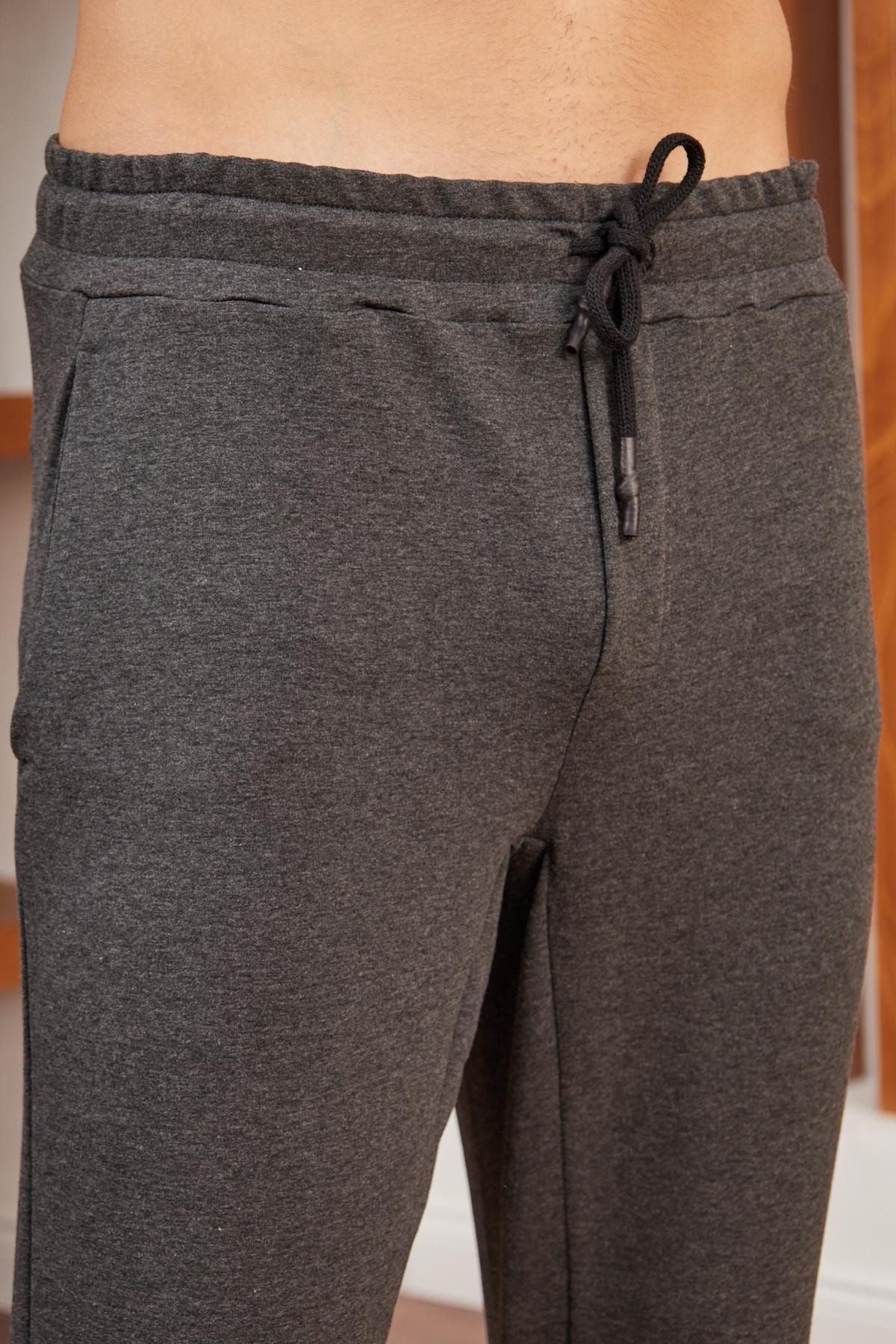 Danger-Ανδρικό φούτερ Jogger με φερμουάρ Anthracite 5