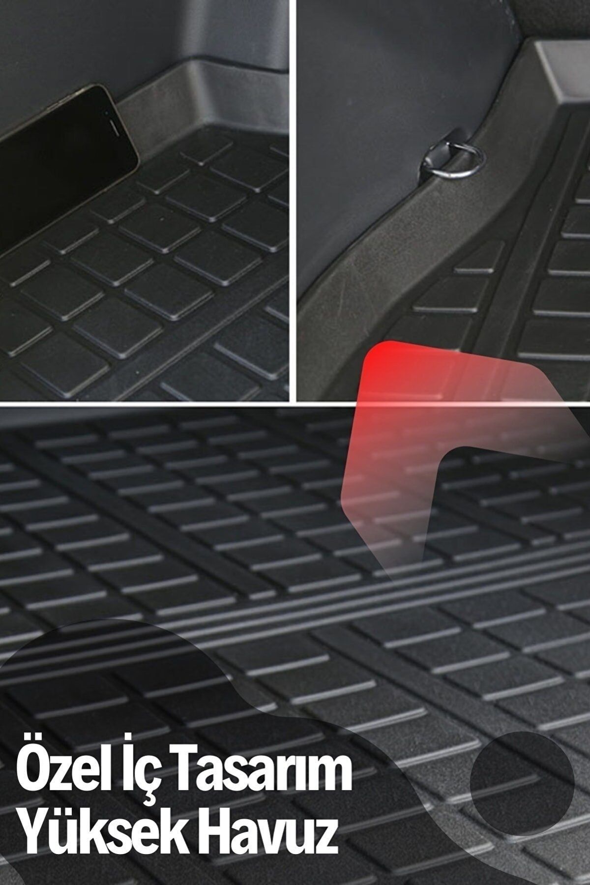 Sare Tuning-Citroen C3 Aircross Bottom Trunk Immovable Seat 2016 Onwards 3D Trunk Pool 4