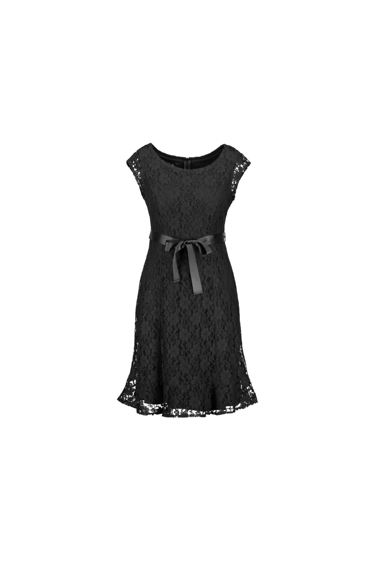 TAIFUN Kleid Schwarz Basic Fast ausverkauft