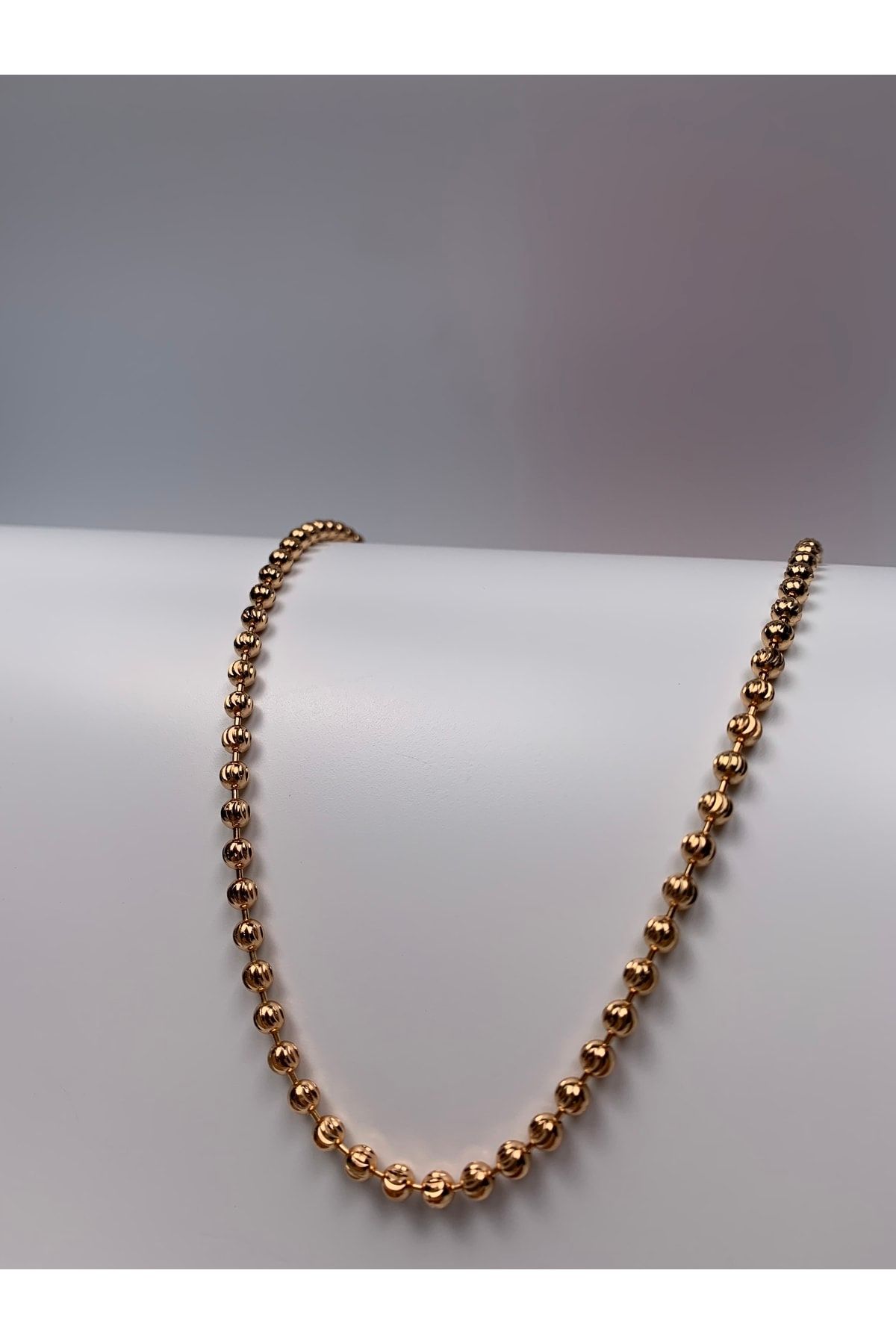 sedora jewelry-Rhodium Plated Apple Cut Dorica Chain Necklace (40cm) 3