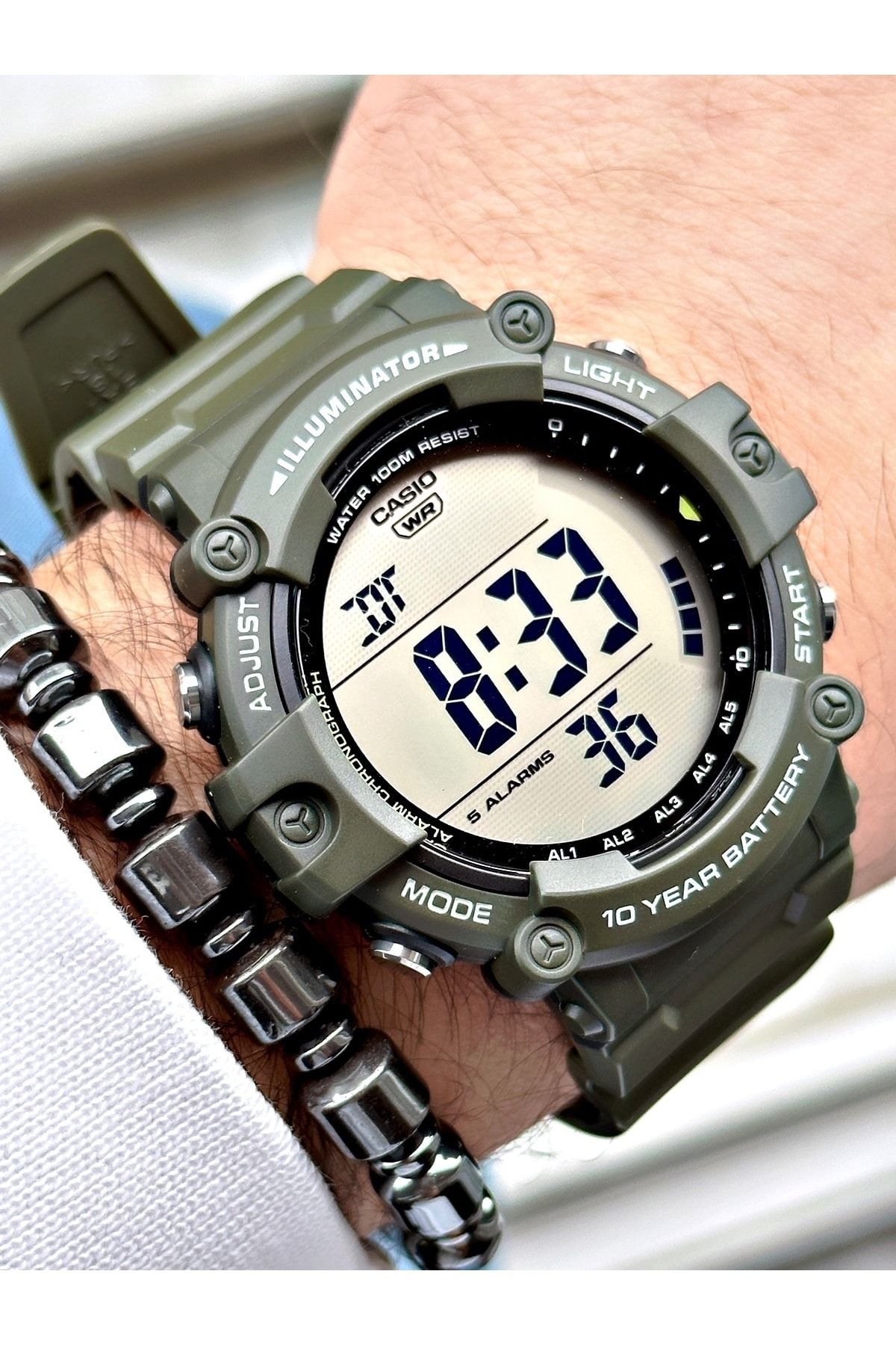 Casio khaki discount