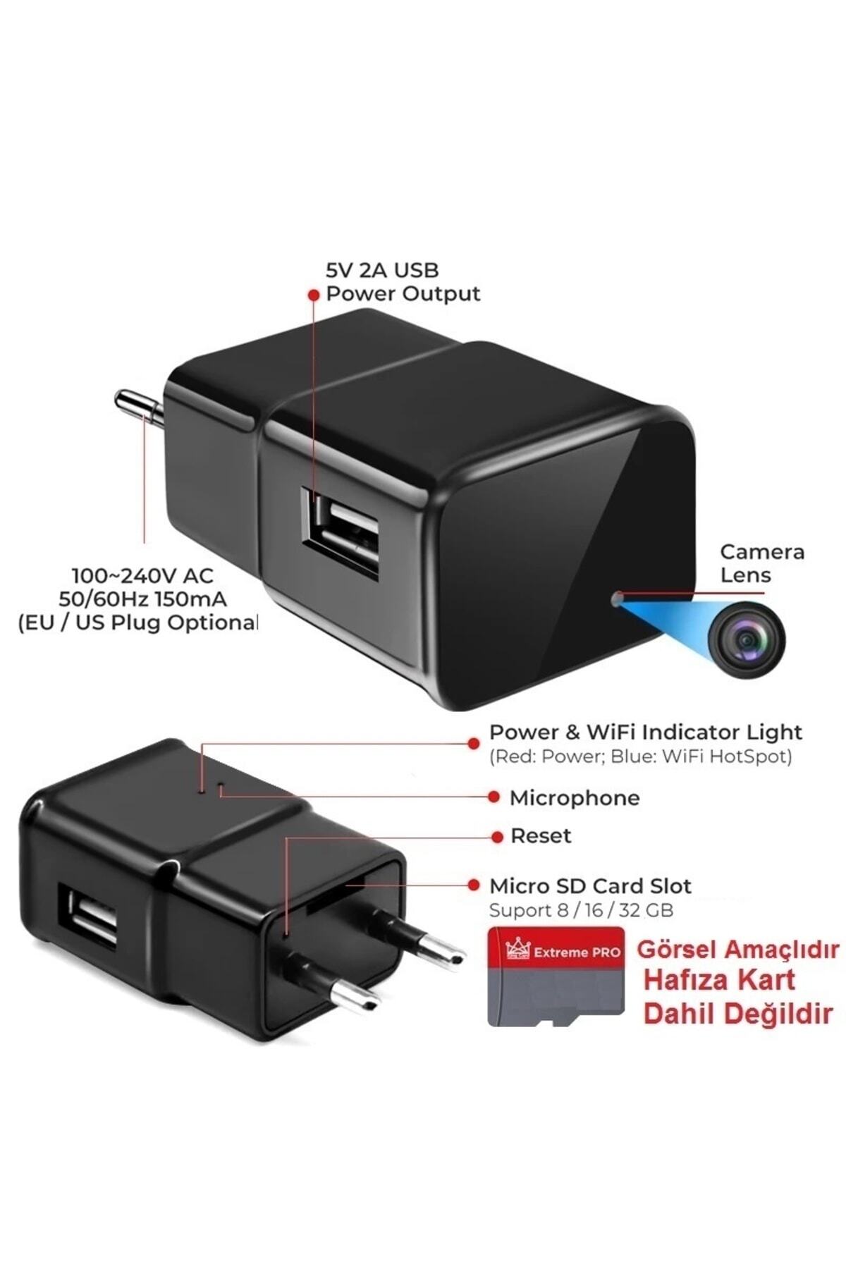 Kalite Wifi Usb Adaptör Kamera (dünyanın Her Yerinden Canlı Izlenir Ses Ve Görüntü Kayıt Eder) fotoğrafı 5 (önizleme)