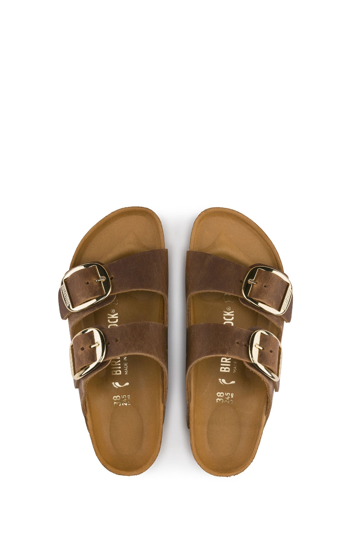 دمپایی بیرکن استاک زنانه پارچه نارنجی  راسته      کژوال/روزمره | Birkenstock 1011073 DE - تصویر 5