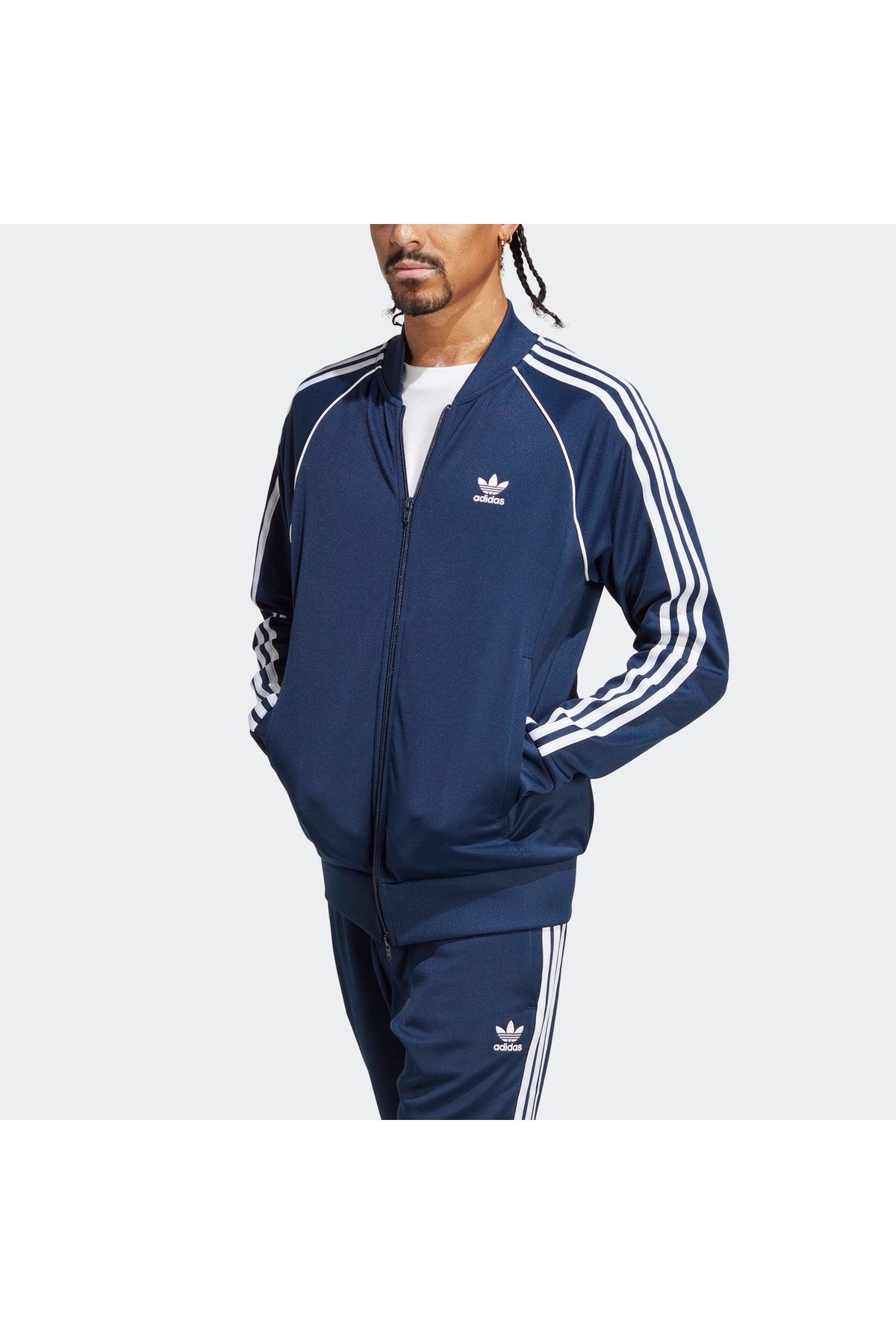 Adidas originals cheap superstar jacket navy
