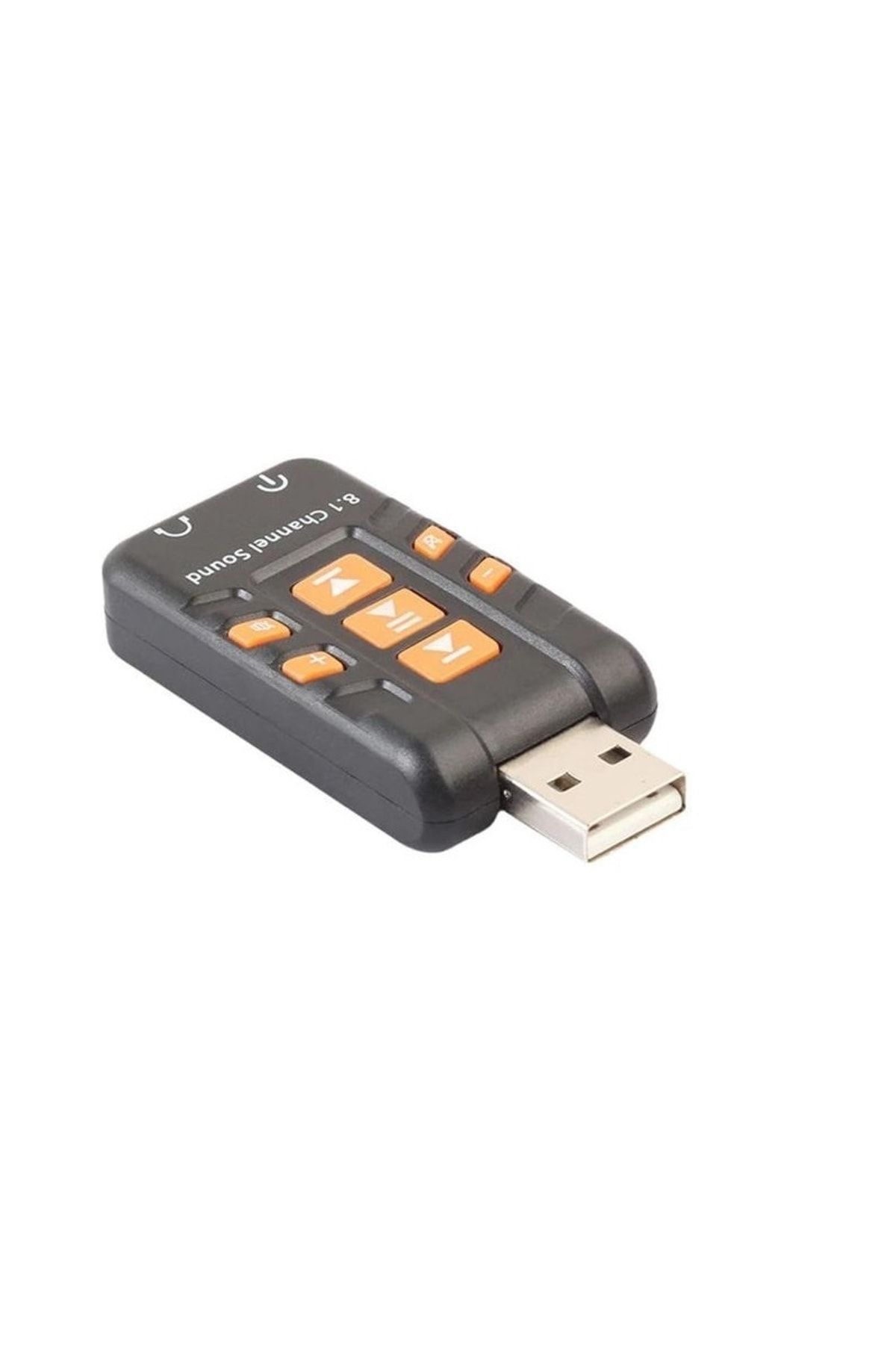 Temiz Pazar-External 8.1 Channel USB Converter 3.5mm Sound Card with Microphone 4