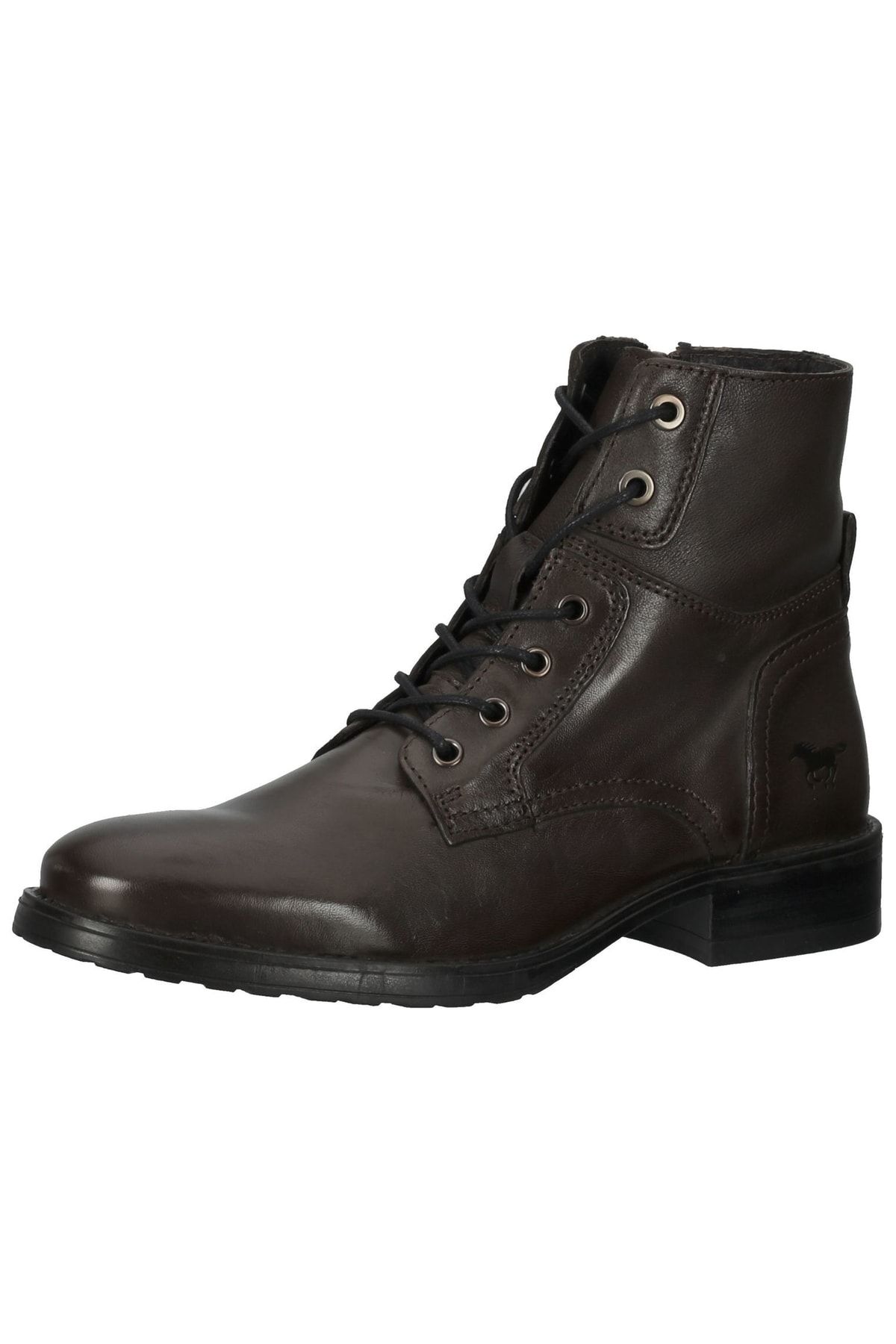 Mustang Stiefelette Braun Blockabsatz