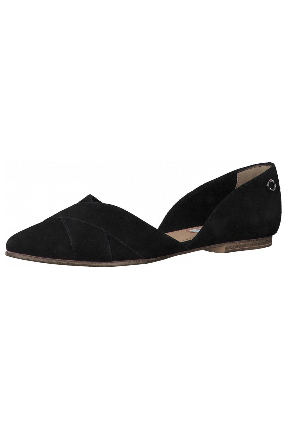 s.Oliver Ballerina Schwarz Blockabsatz
