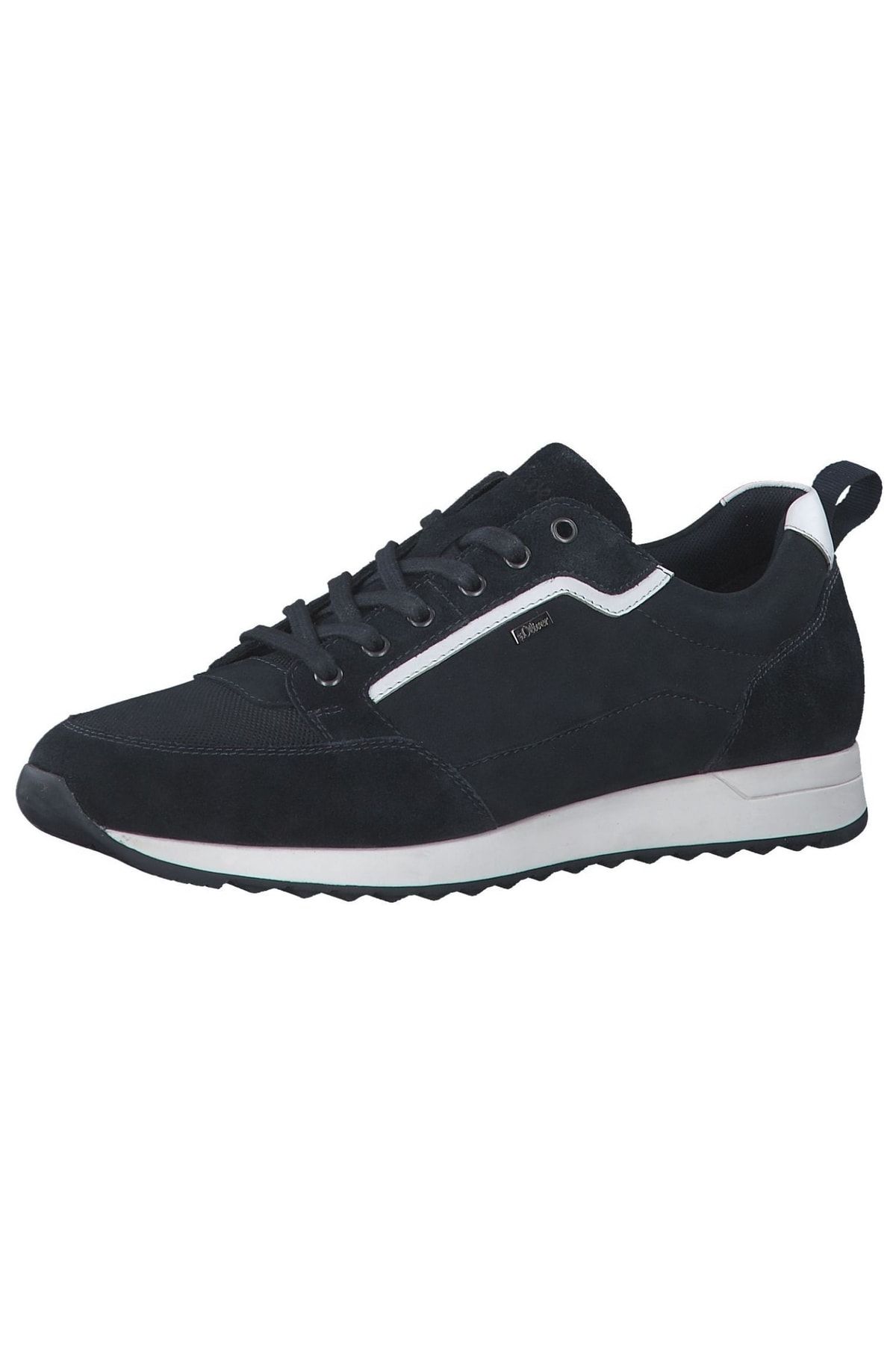 s.Oliver Sneaker Dunkelblau Flacher Absatz