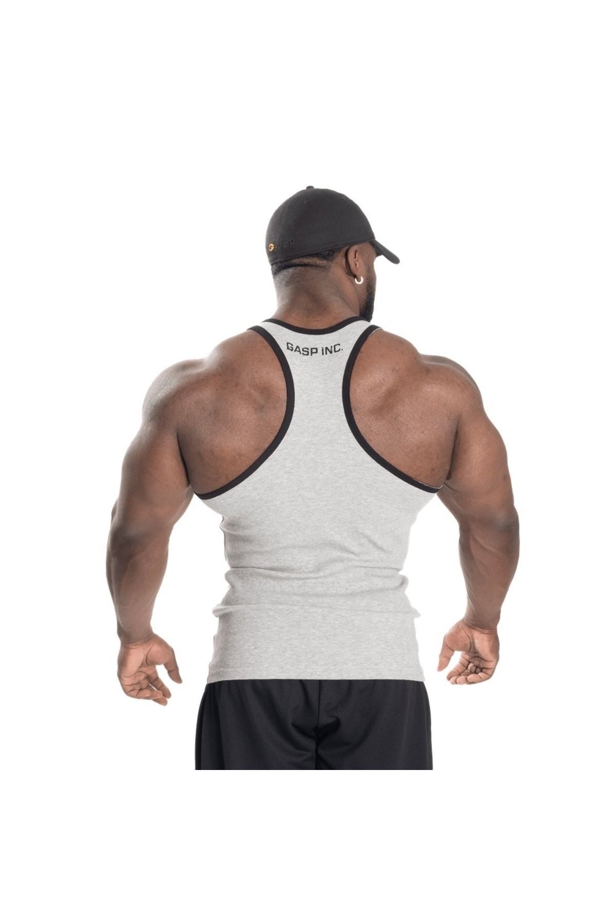 GASP-Ribbed T-back Tank Top 3
