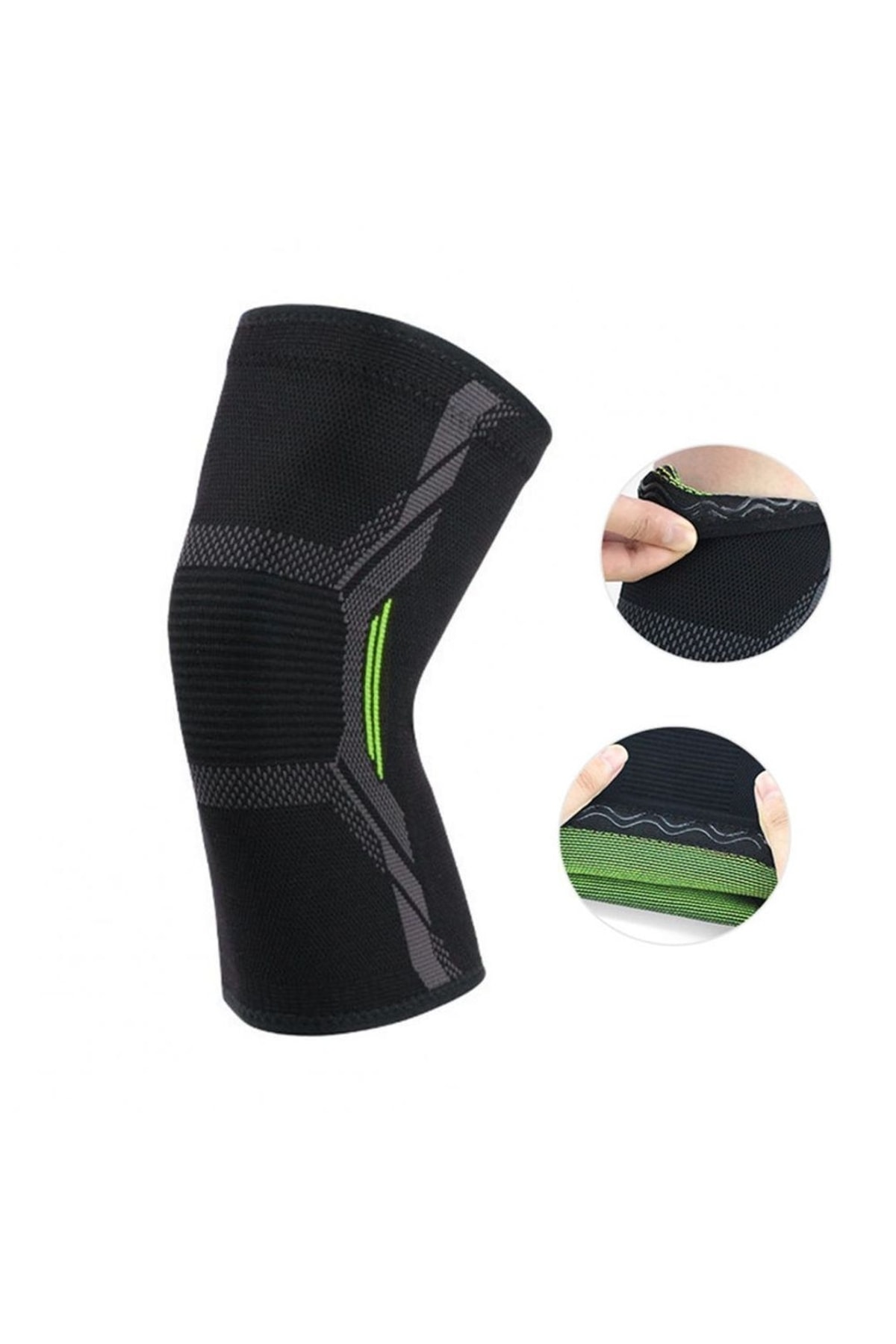 Alazpay Fitness Basketbol Voleybol Ortopedik Spor Outdoor Kaymaz Silikon Antreman Dizlik (1 ADET)