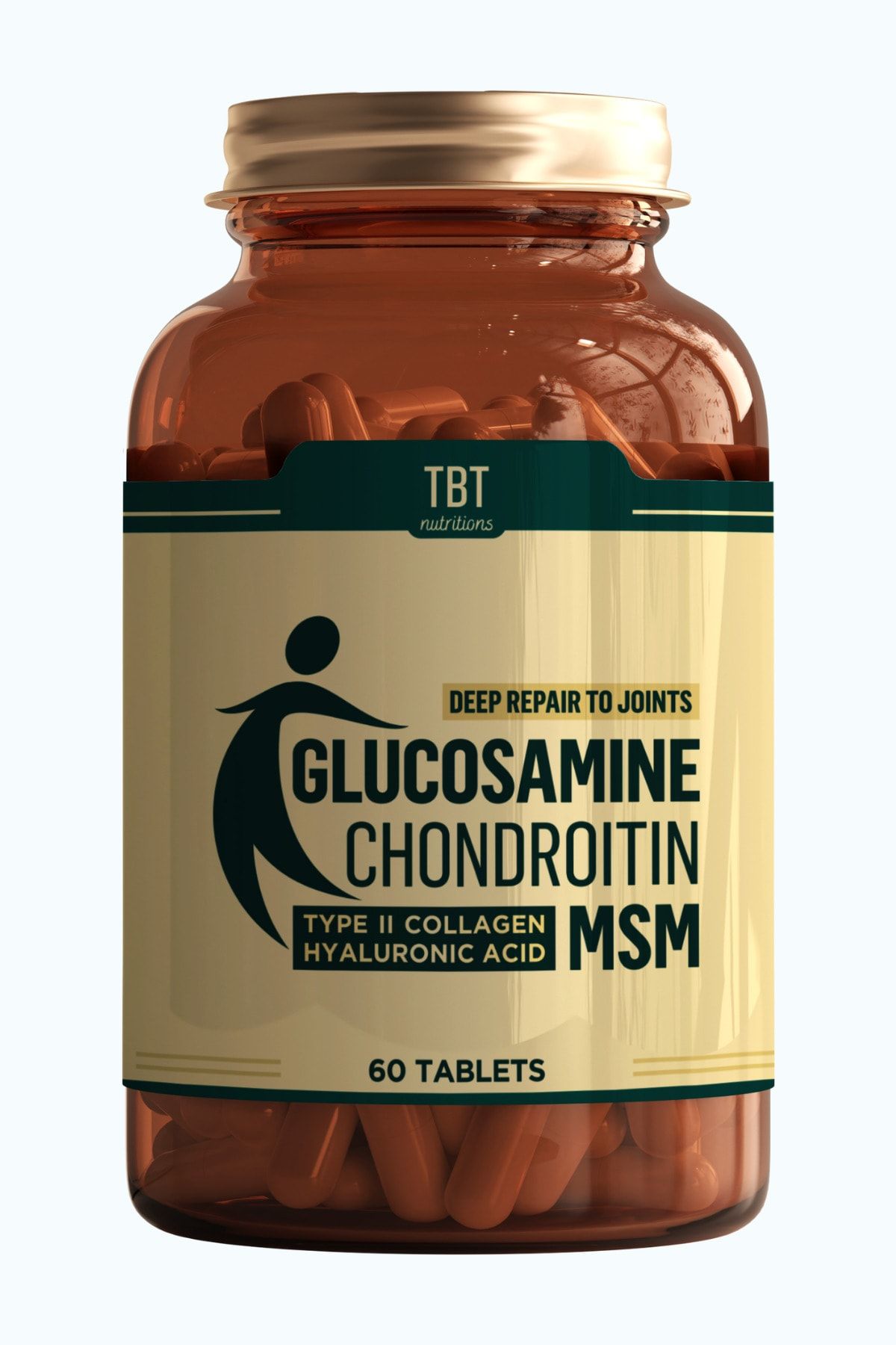 TBT Glukozamin + Kondroitin + Msm Içeren Takviye Edici Gıda | 60 Tablet |