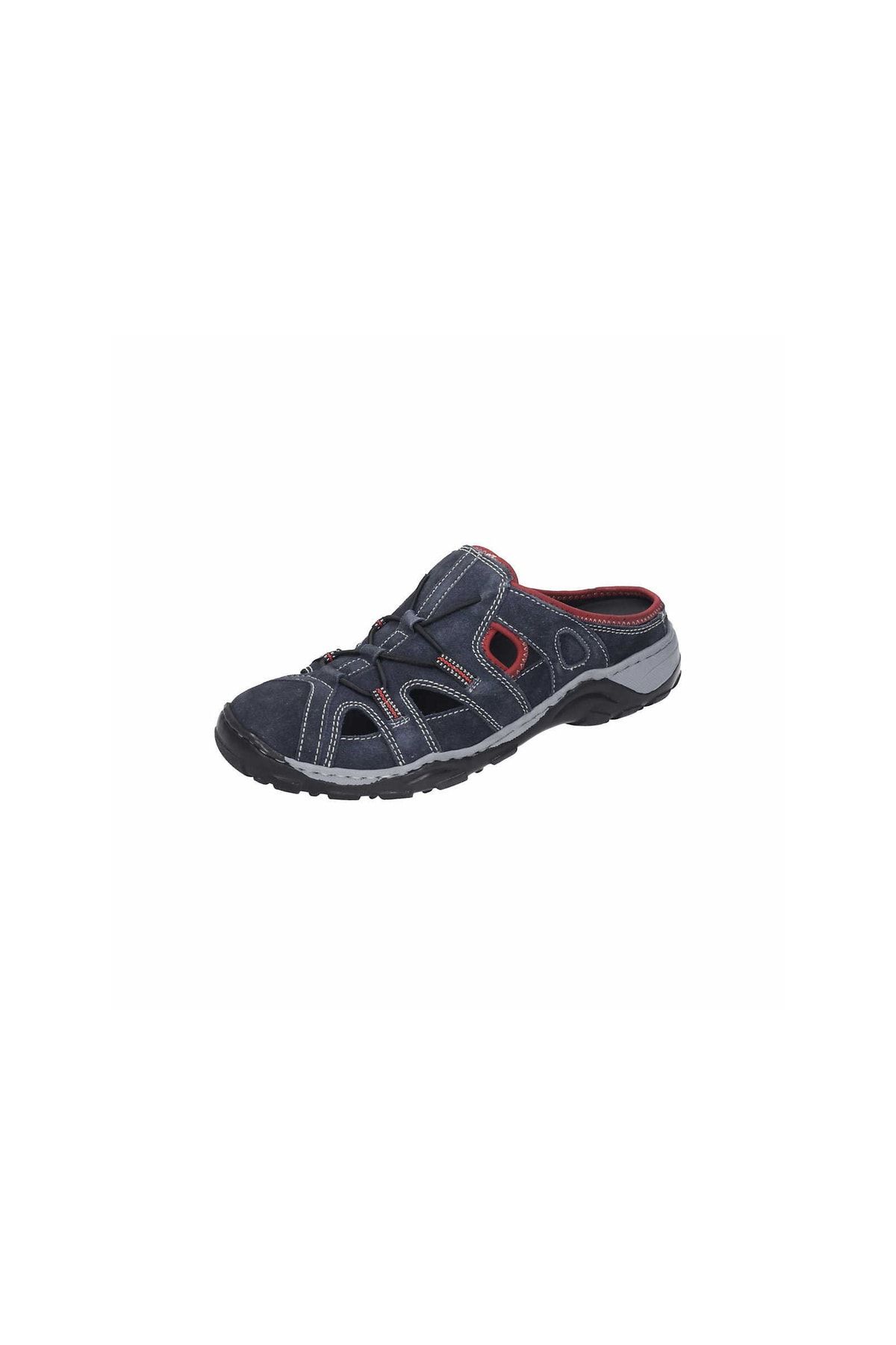 Manitu Pantolette Blau Flacher Absatz Fast ausverkauft
