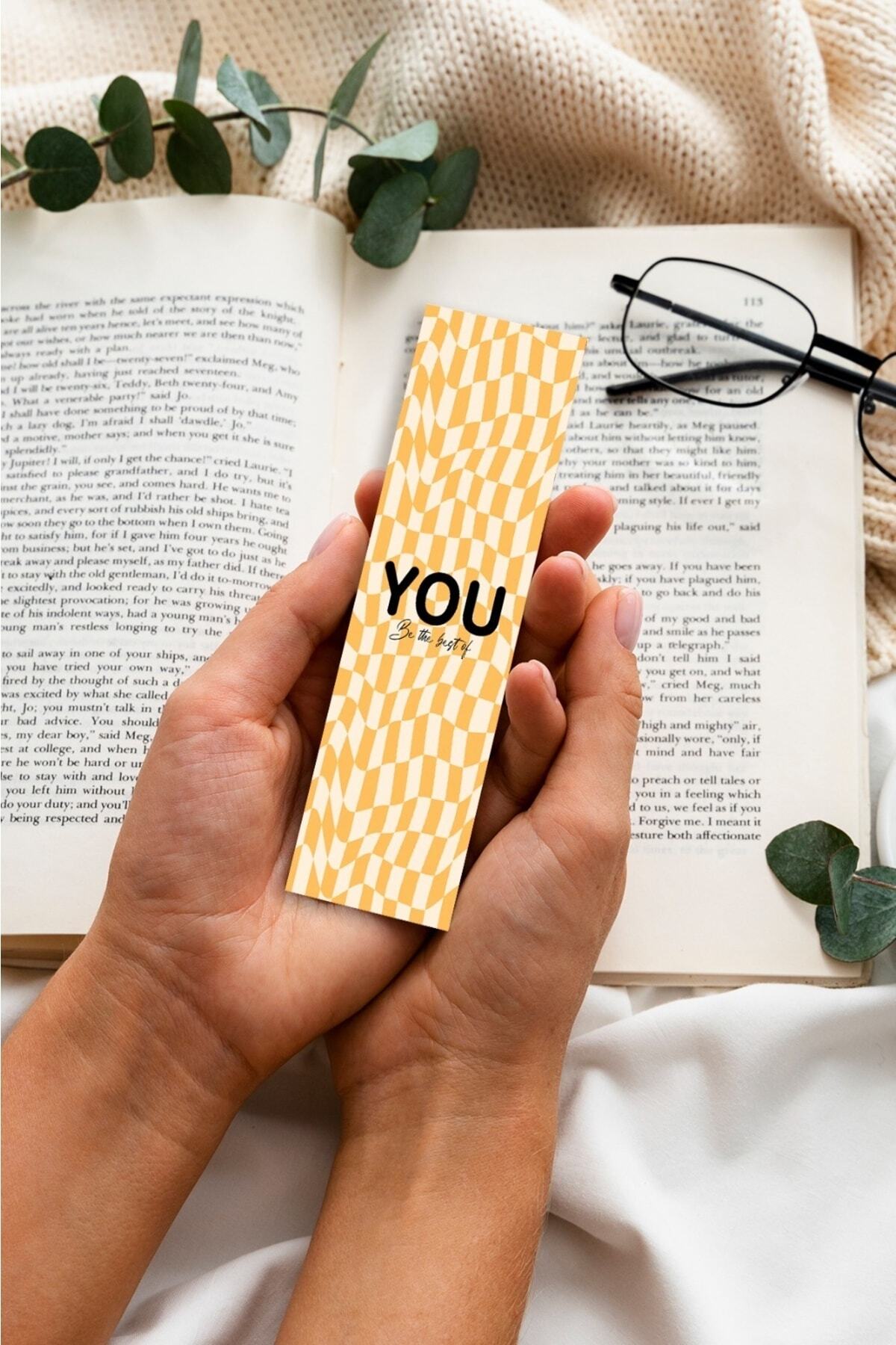 Paytak Moda-Guitar Chocolate Banana Yellow Colored Design Mixed 10 Pieces Bookmark Set Pytkayrac63 2
