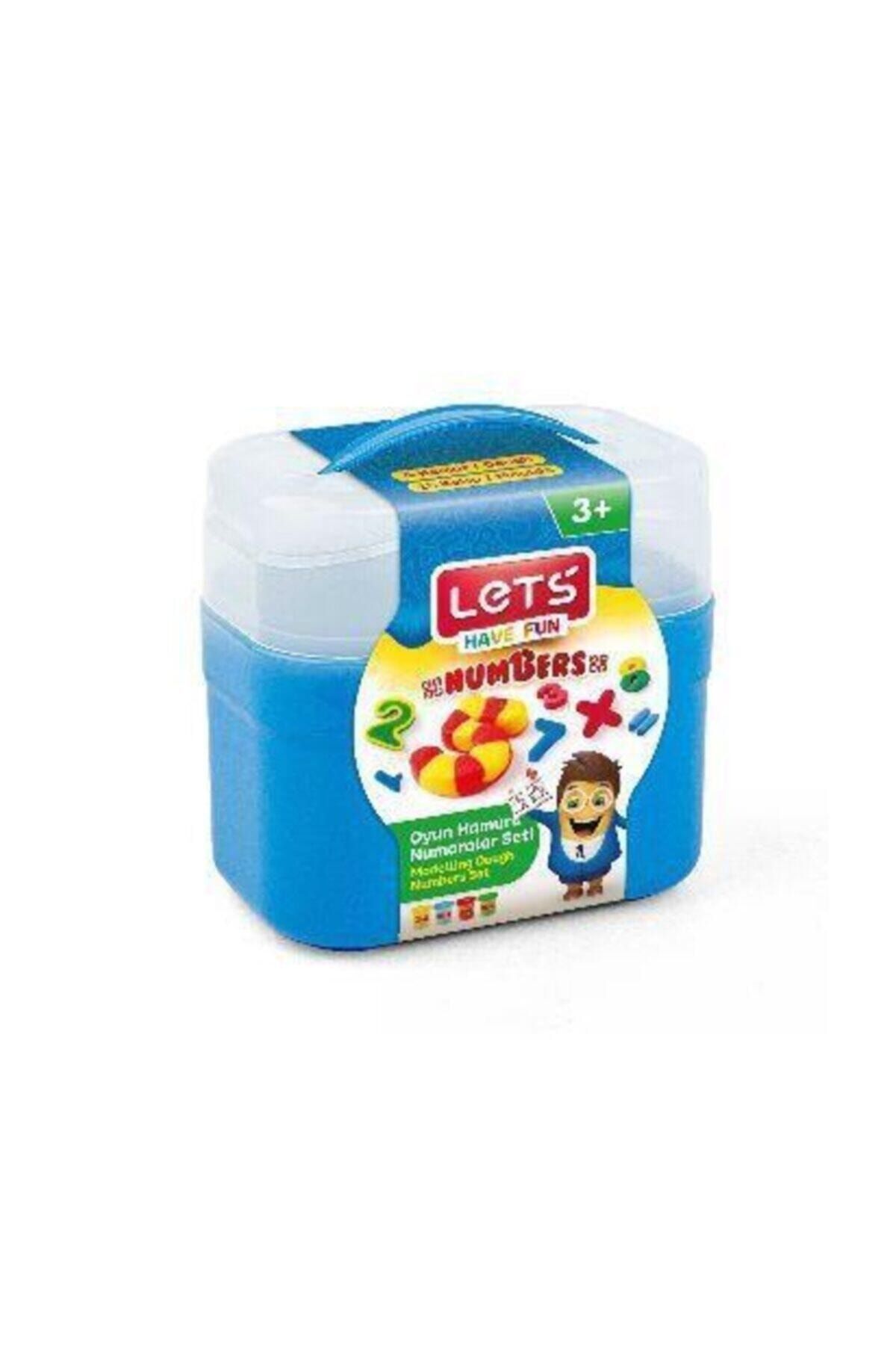 Lets-Play Dough Numbers Set - 4x75 gr 19 Pieces L-8497 1