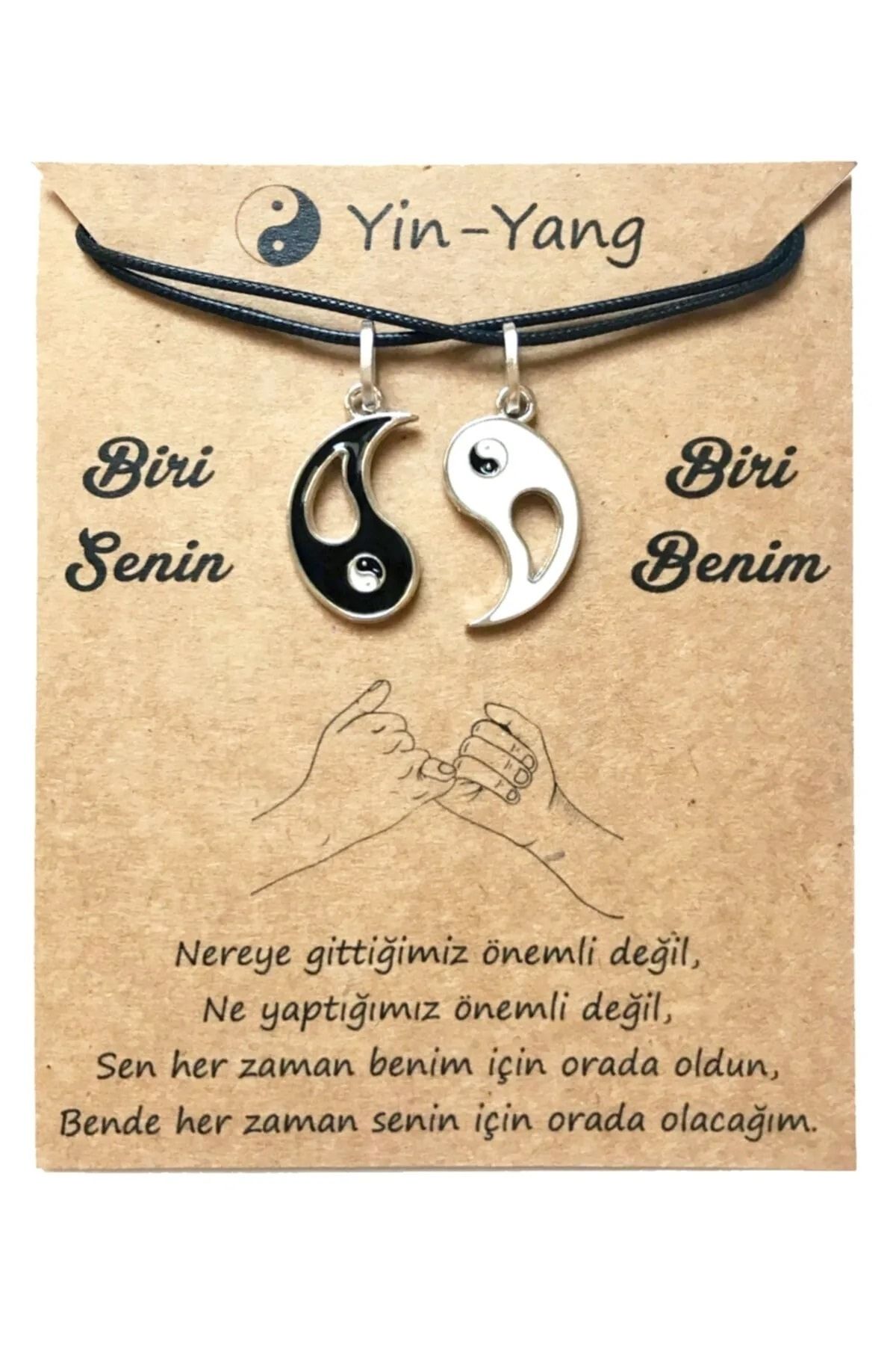 Yin and shop yang couple necklace