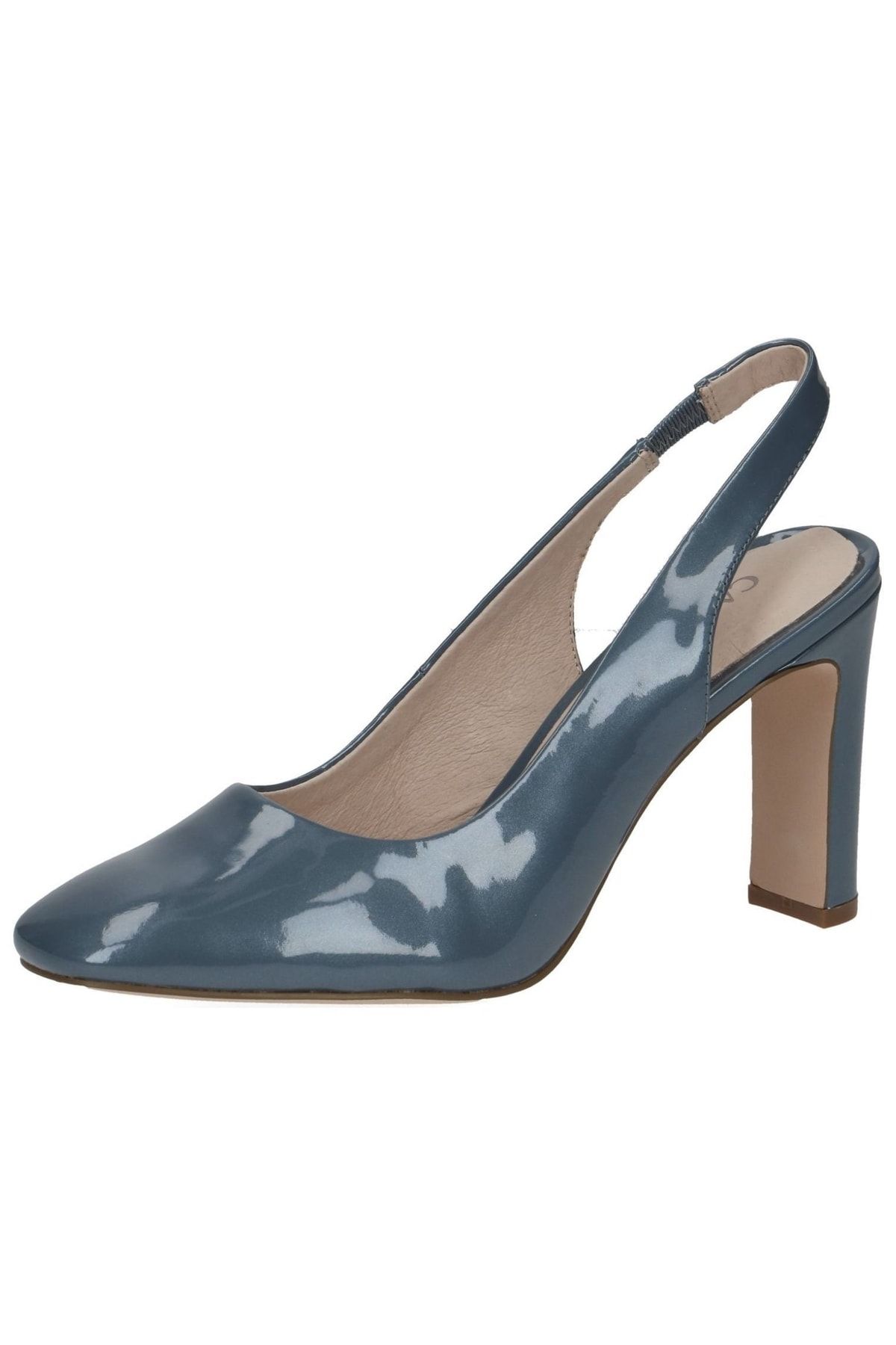 Caprice High Heels Blau Blockabsatz