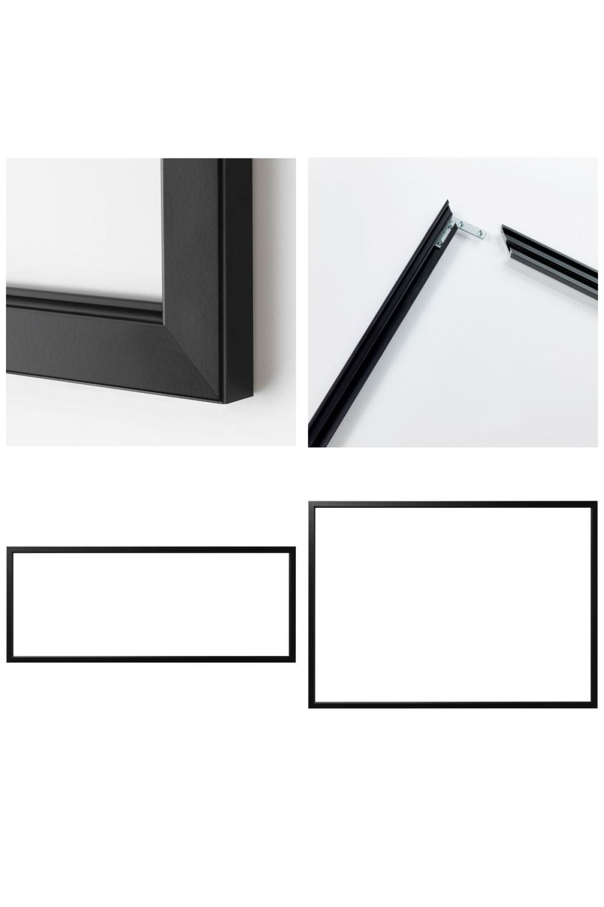 swedish home-Björksta Black Frame, Black, 140x56 Cm, Black 2