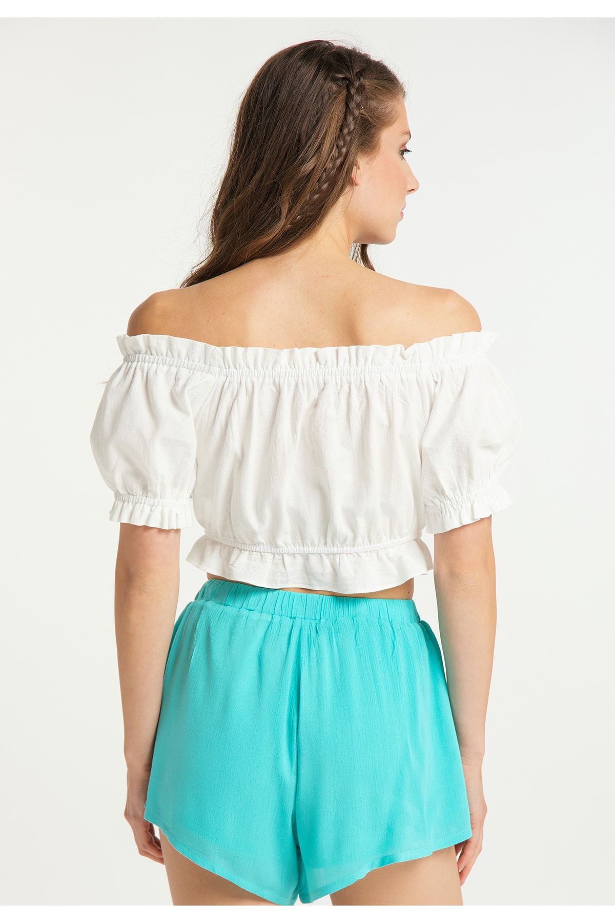 Izia Bluse Ecru Regular Fit Fast ausverkauft FN7498