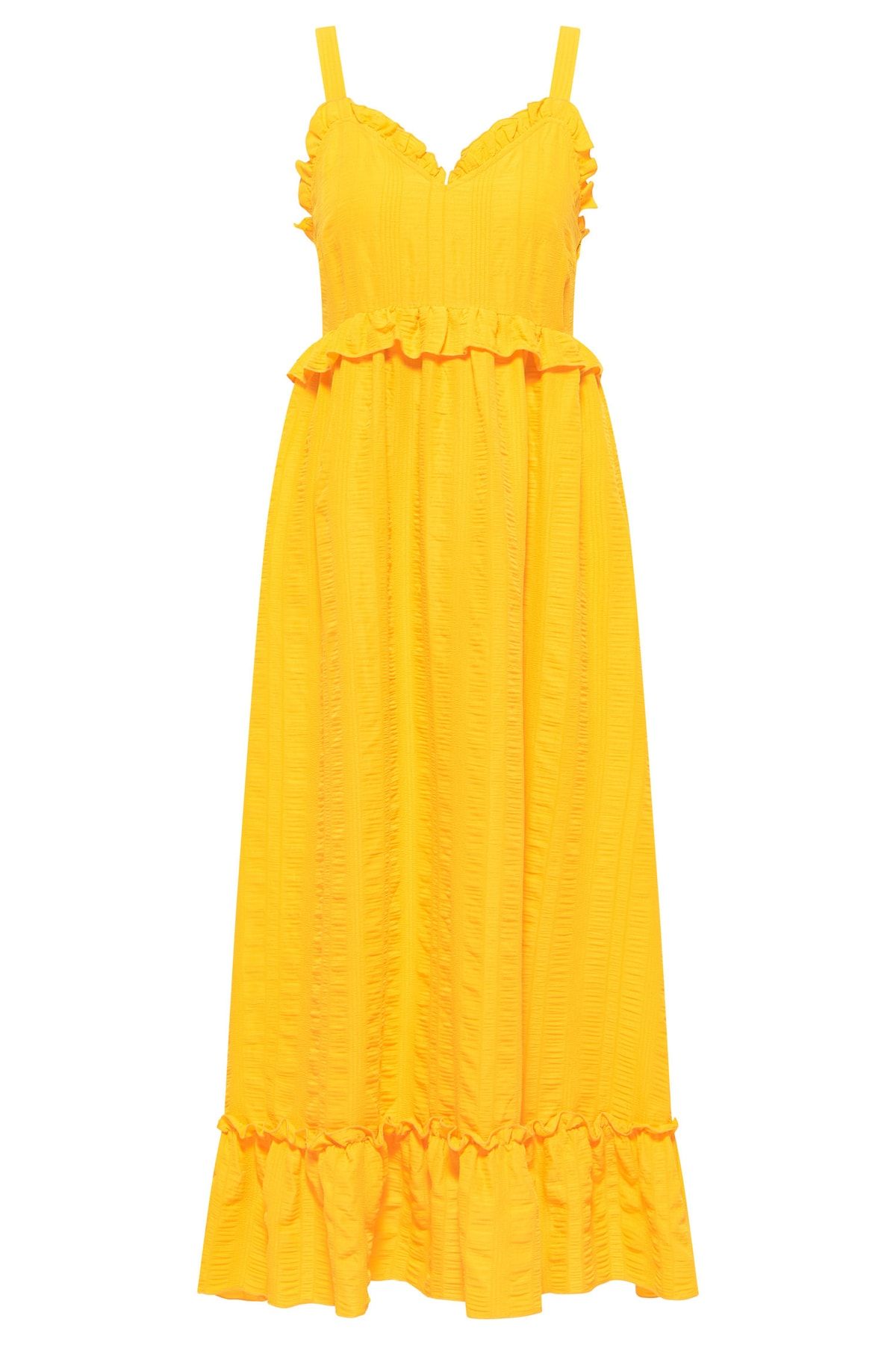 Izia Kleid Gelb Basic