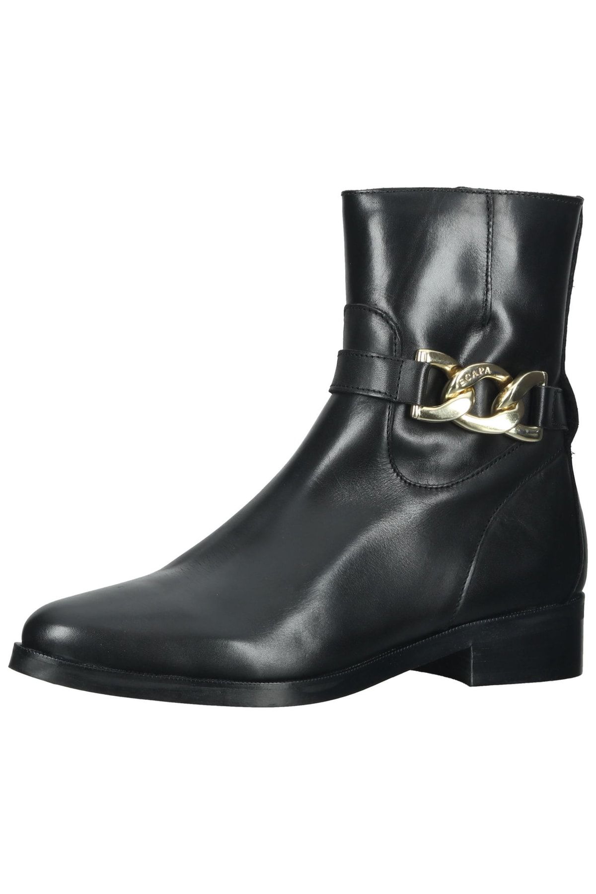 Scapa Stiefelette Schwarz Blockabsatz