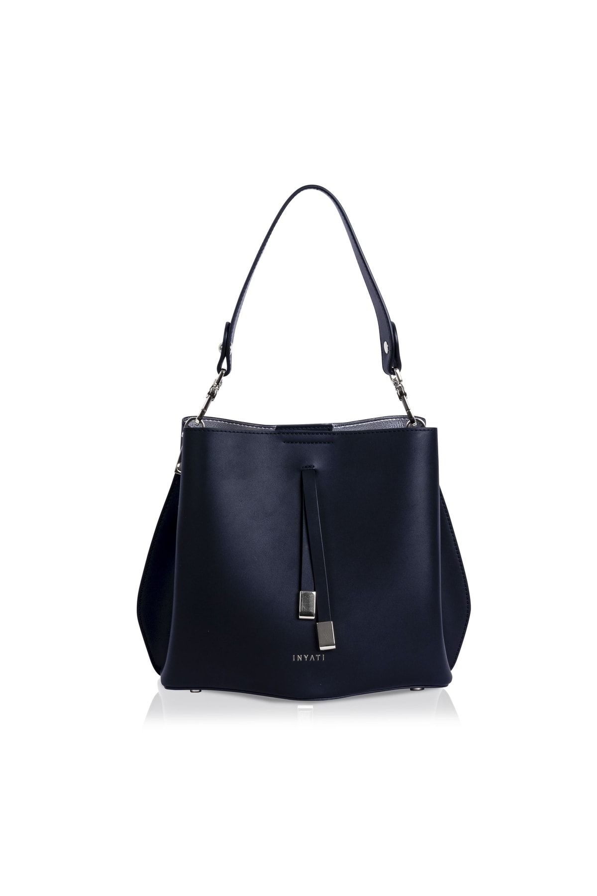 Inyati Handtasche Schwarz Unifarben