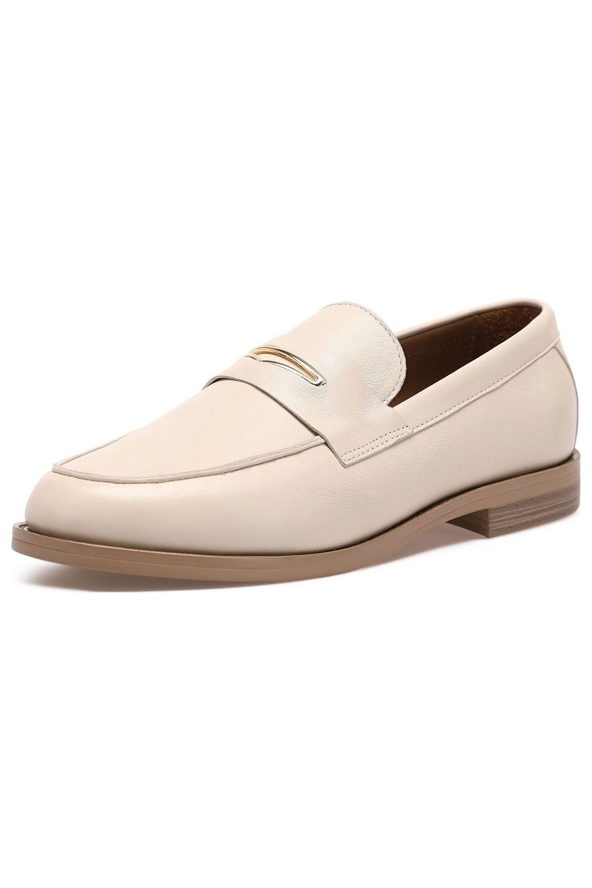INUOVO Flacher Schuh Grau Blockabsatz