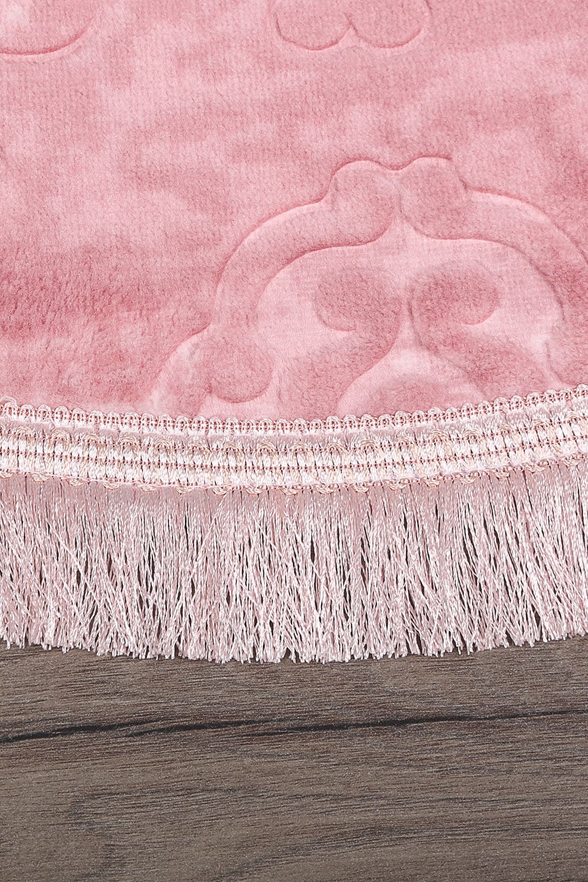 Bonny Home-Saltanat Powder Oval - Children's Teen Room Carpet, Antibacterial and Washable Sports Fringed 2