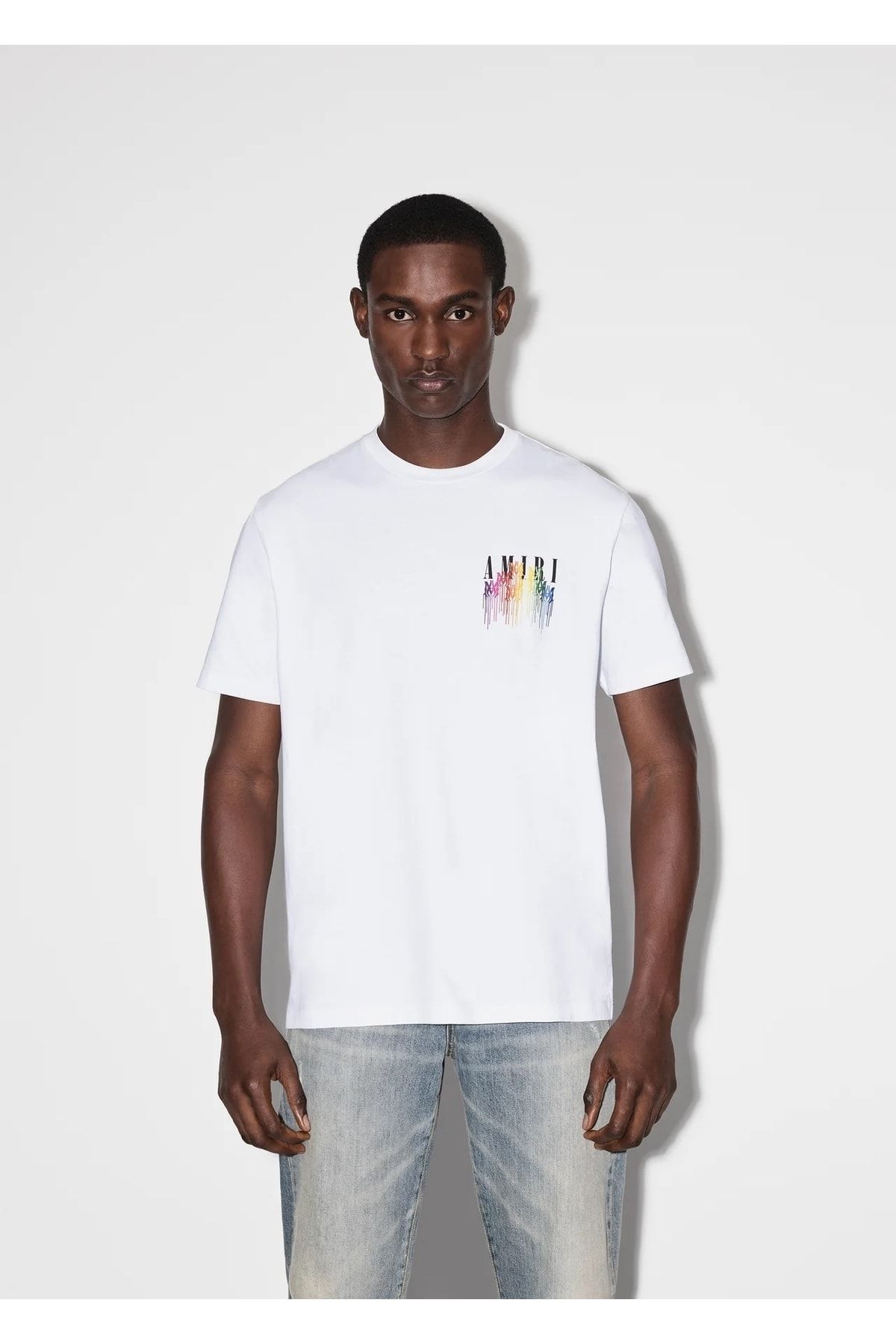 AMIRI アミリ DRIP COLLAGE Tシャツ ホワイト M | nate-hospital.com