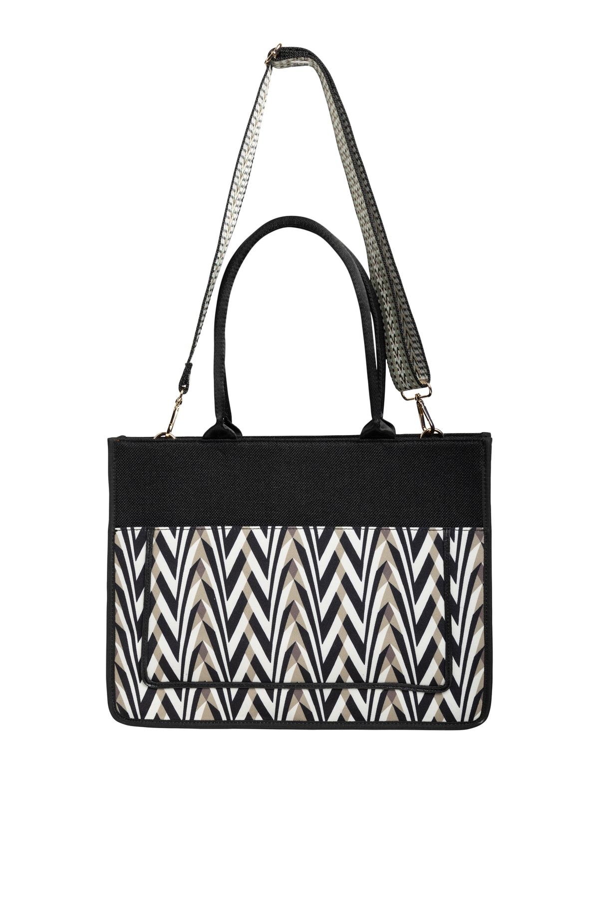 Izia Clutch Schwarz Unifarben