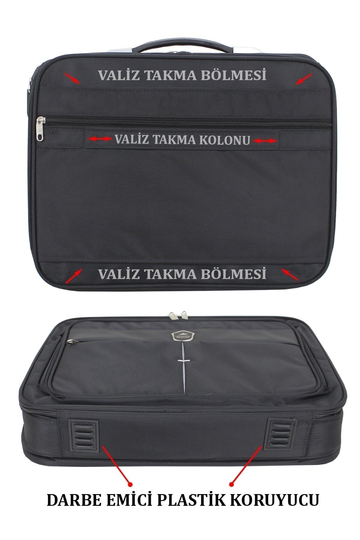 Case Club Laptop Bag Black Plain Trendyol