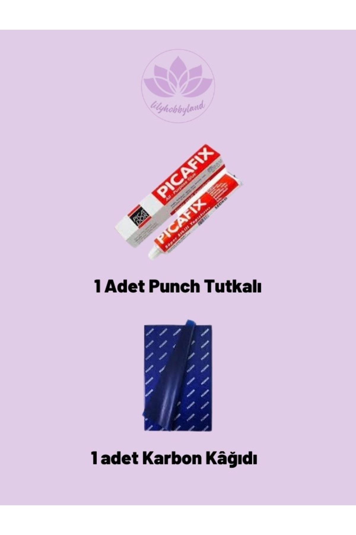 LİLYHOBBYLAND-Punch Emoji Keychain Making Kit with All Materials 8