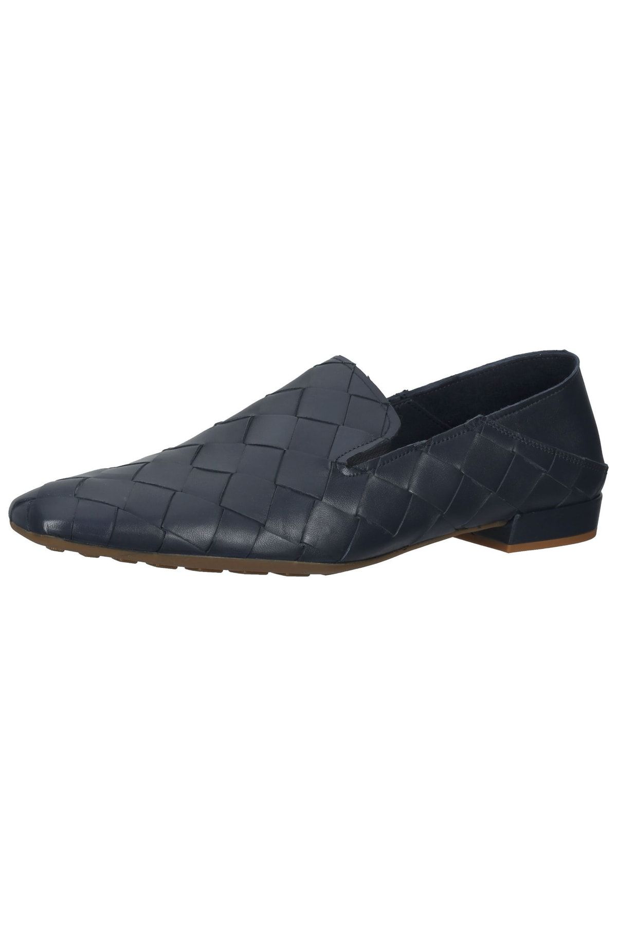 HÖGL Flacher Schuh Blau Blockabsatz Fast ausverkauft