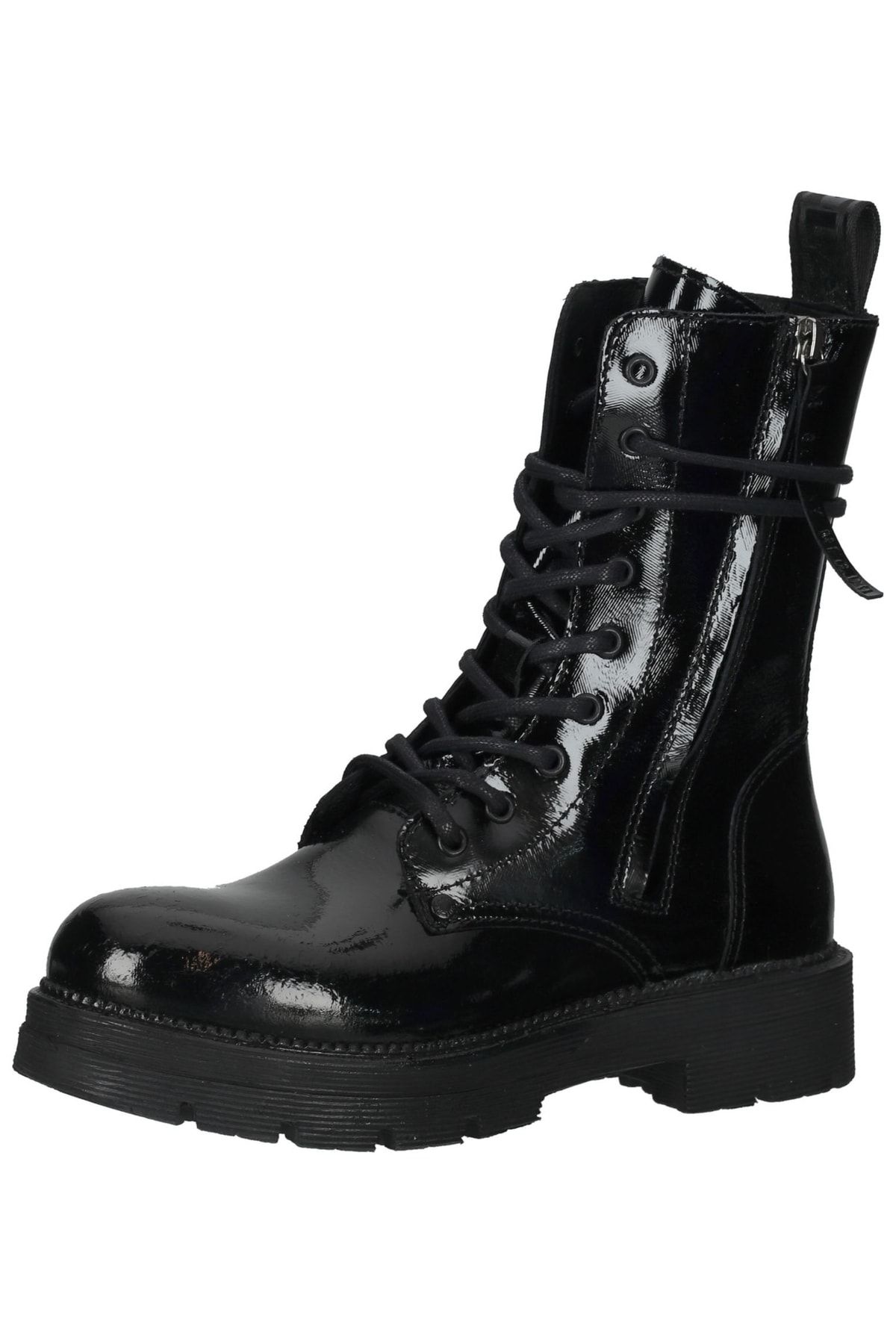 Replay Stiefelette Schwarz Blockabsatz